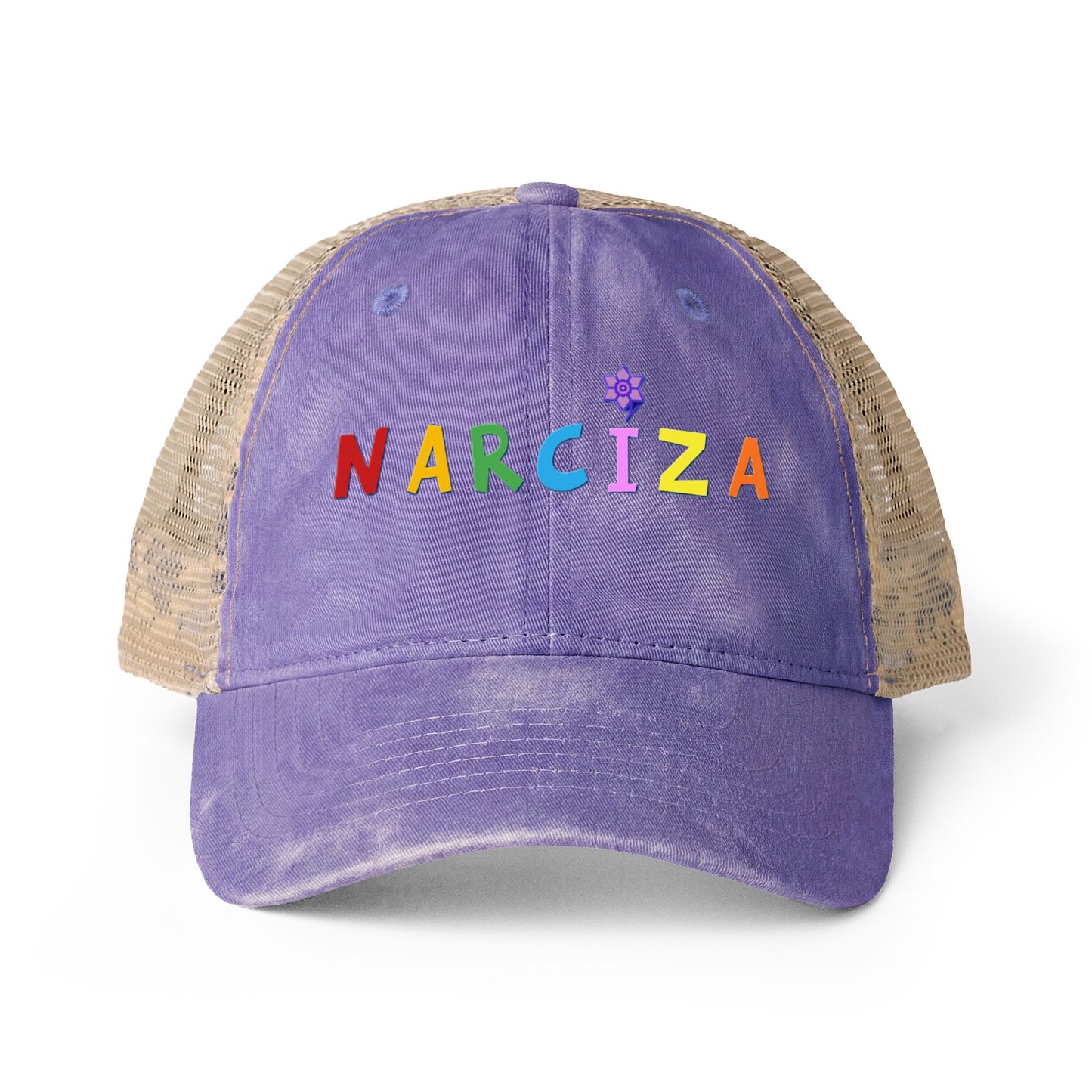 NARCIZA Women's Washed Mesh-Back Cap