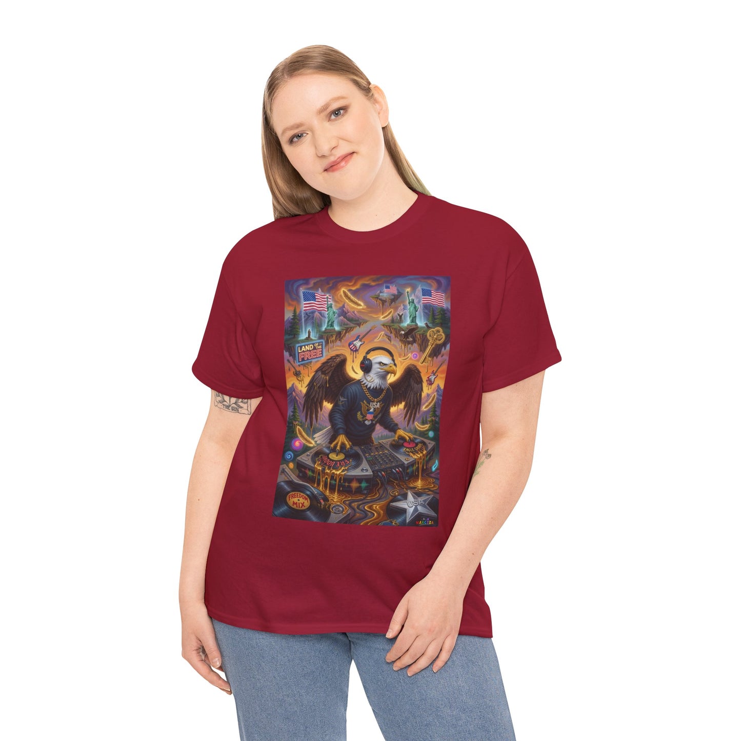 DJ Freedom Eagle World Tour - Narciza Unisex T-shirt