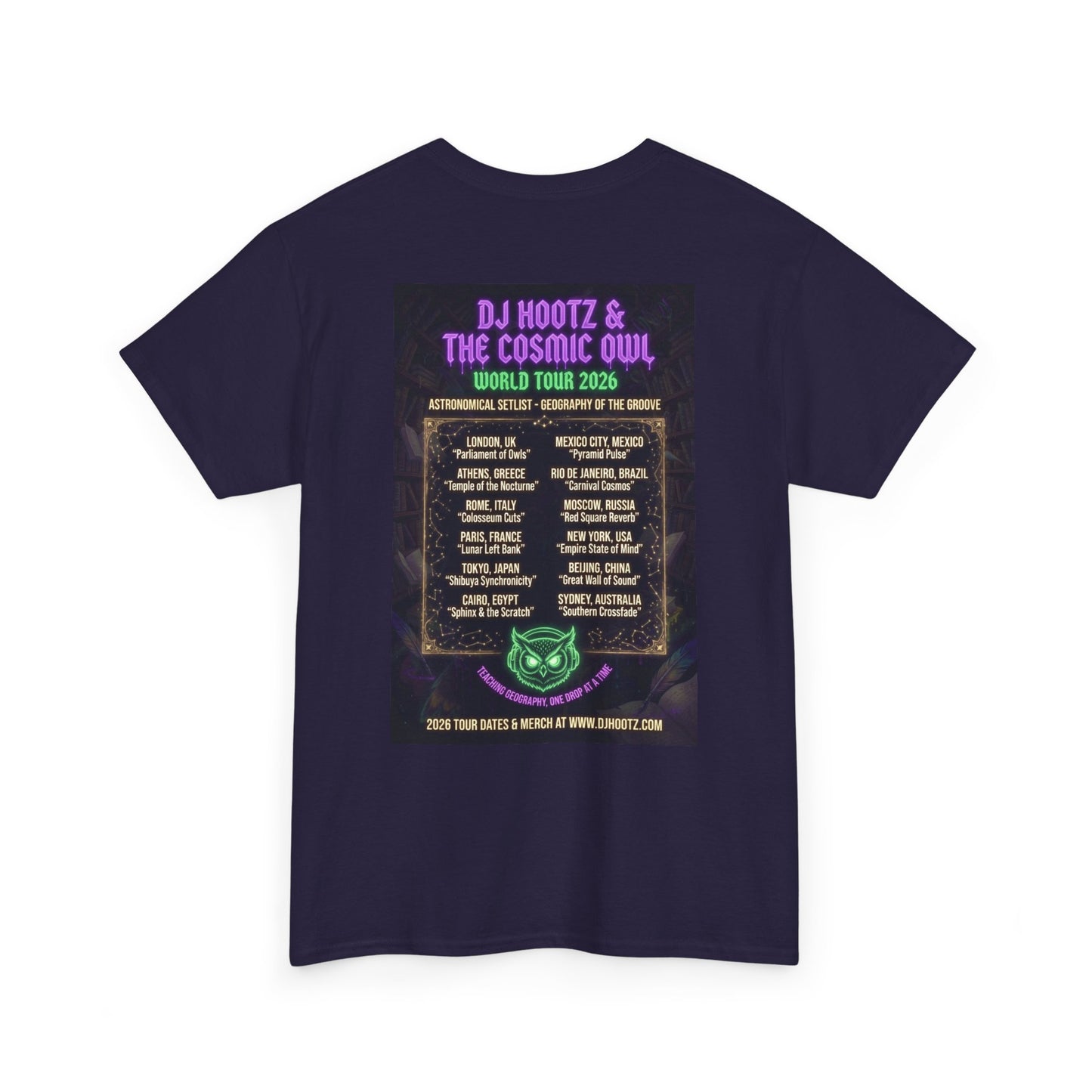 DJ Hootz World Tour - Narciza Unisex T‑Shirt