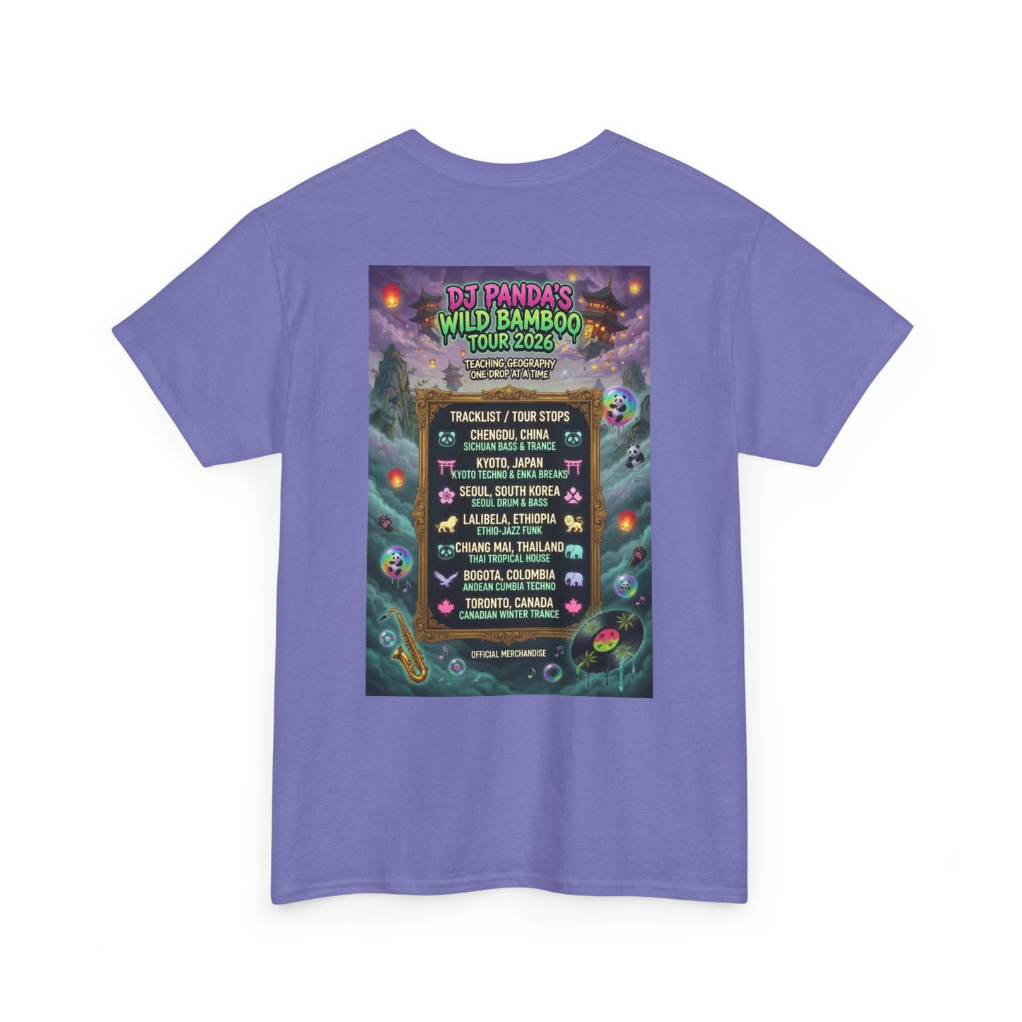 DJ Panda Wild Bamboo Tour β Narciza Unisex T-Shirt