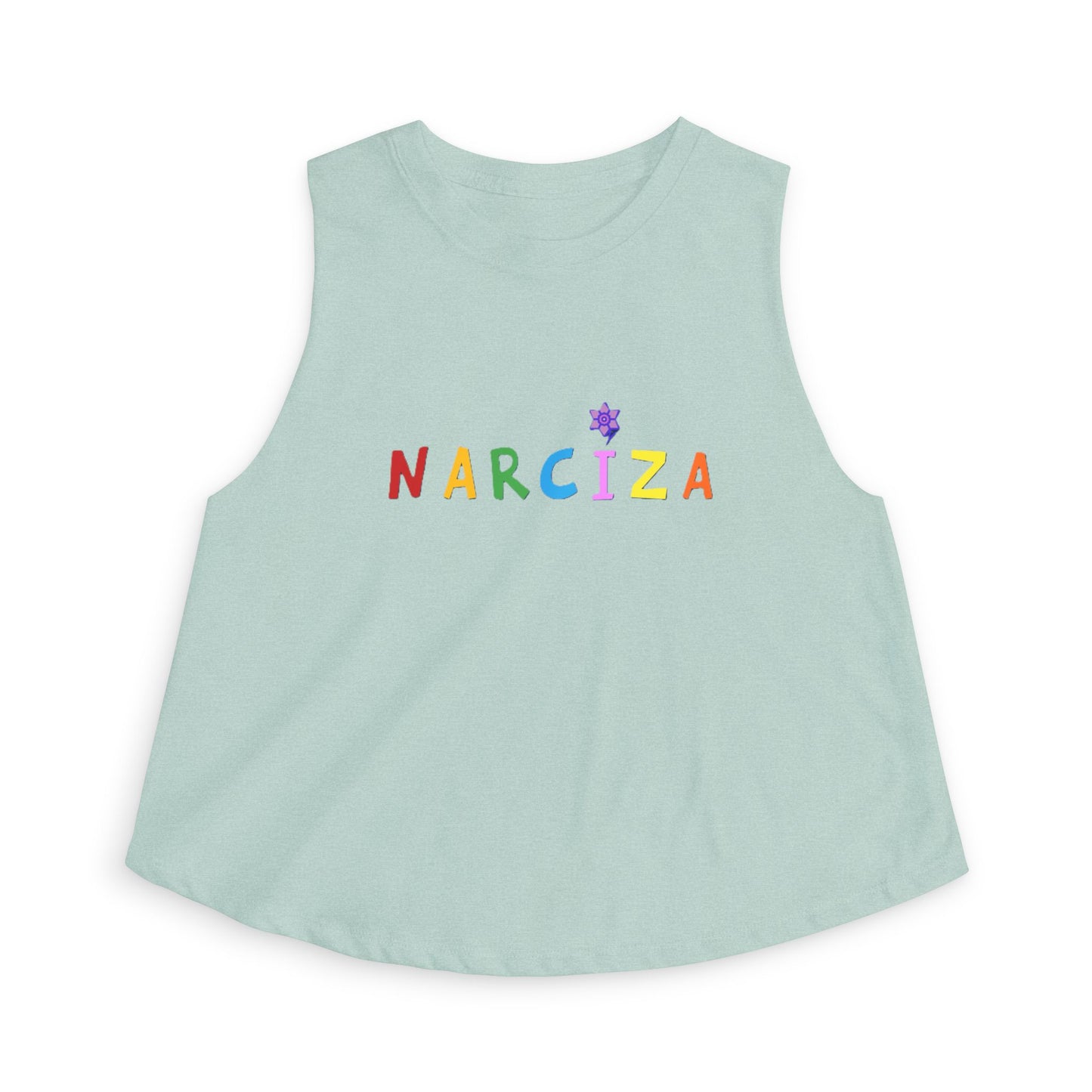 NARCIZA Rainbow Crop Top