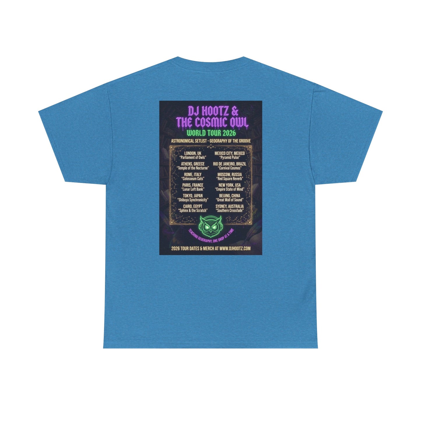 DJ Hootz World Tour - Narciza Unisex T‑Shirt