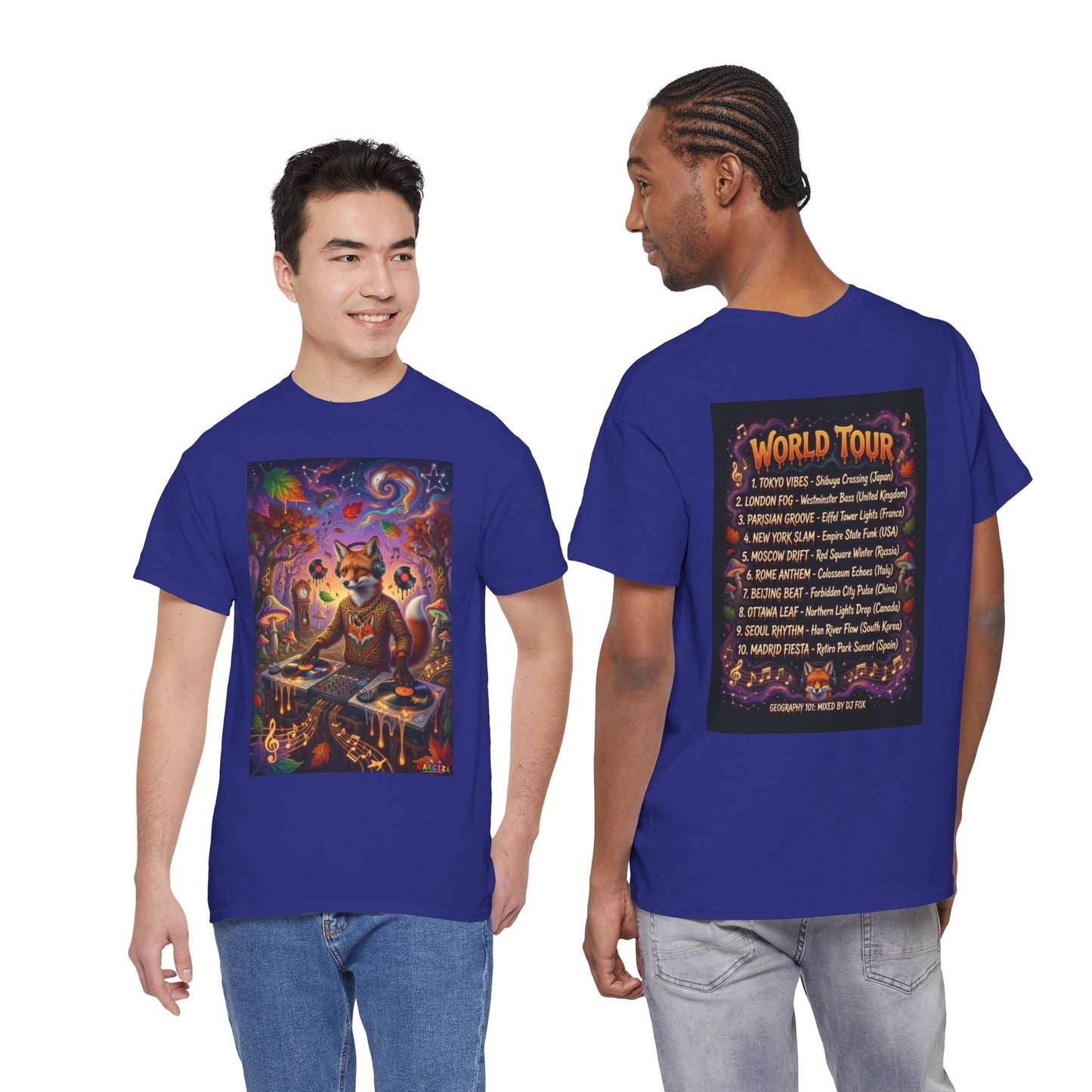 DJ Fox World Tour - Narciza T‑Shirt