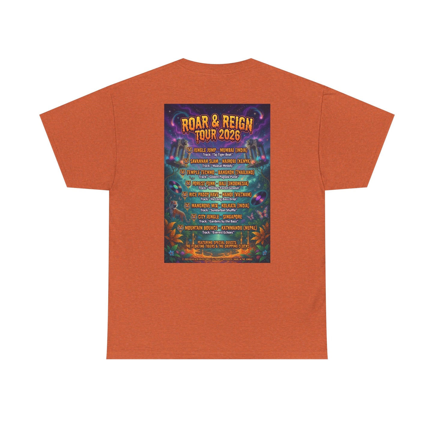 DJ Roar Reign Tour  - Narciza Unisex T-Shirt
