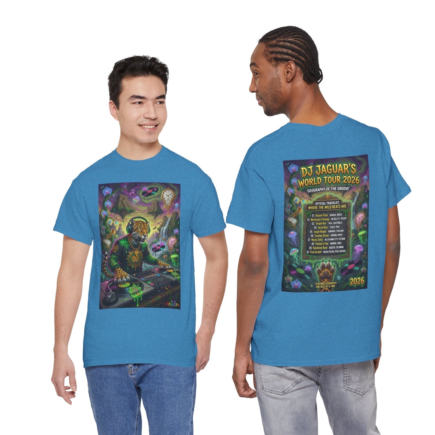 DJ Jaguar World Tour - Narciza Unisex T‑Shirt