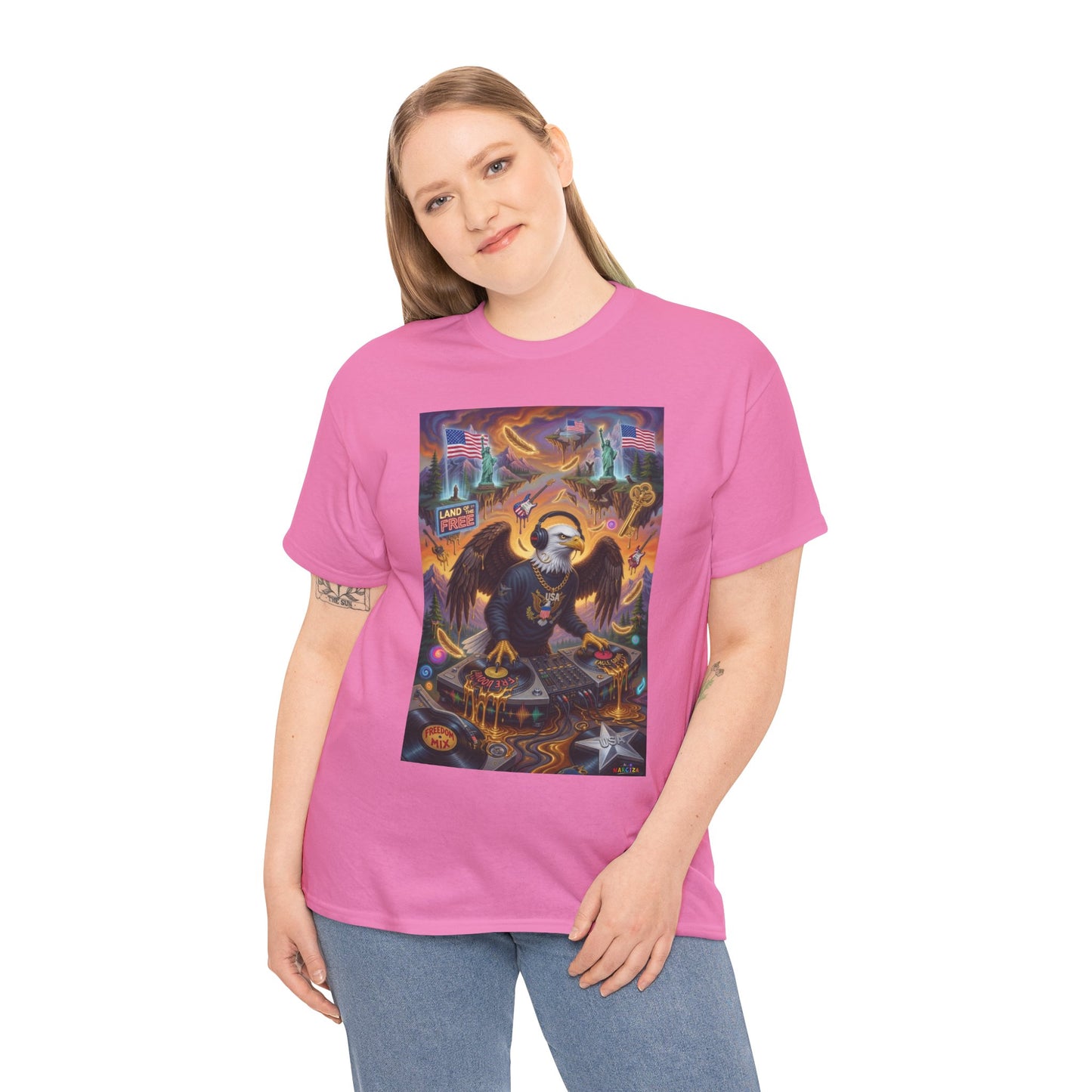 DJ Freedom Eagle World Tour - Narciza Unisex T-shirt