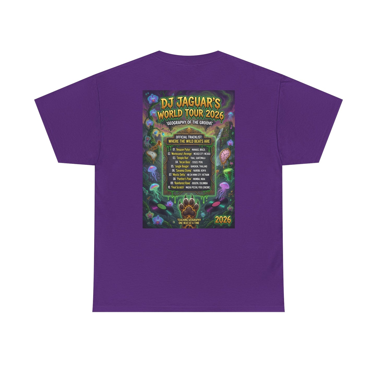 DJ Jaguar World Tour - Narciza Unisex T‑Shirt