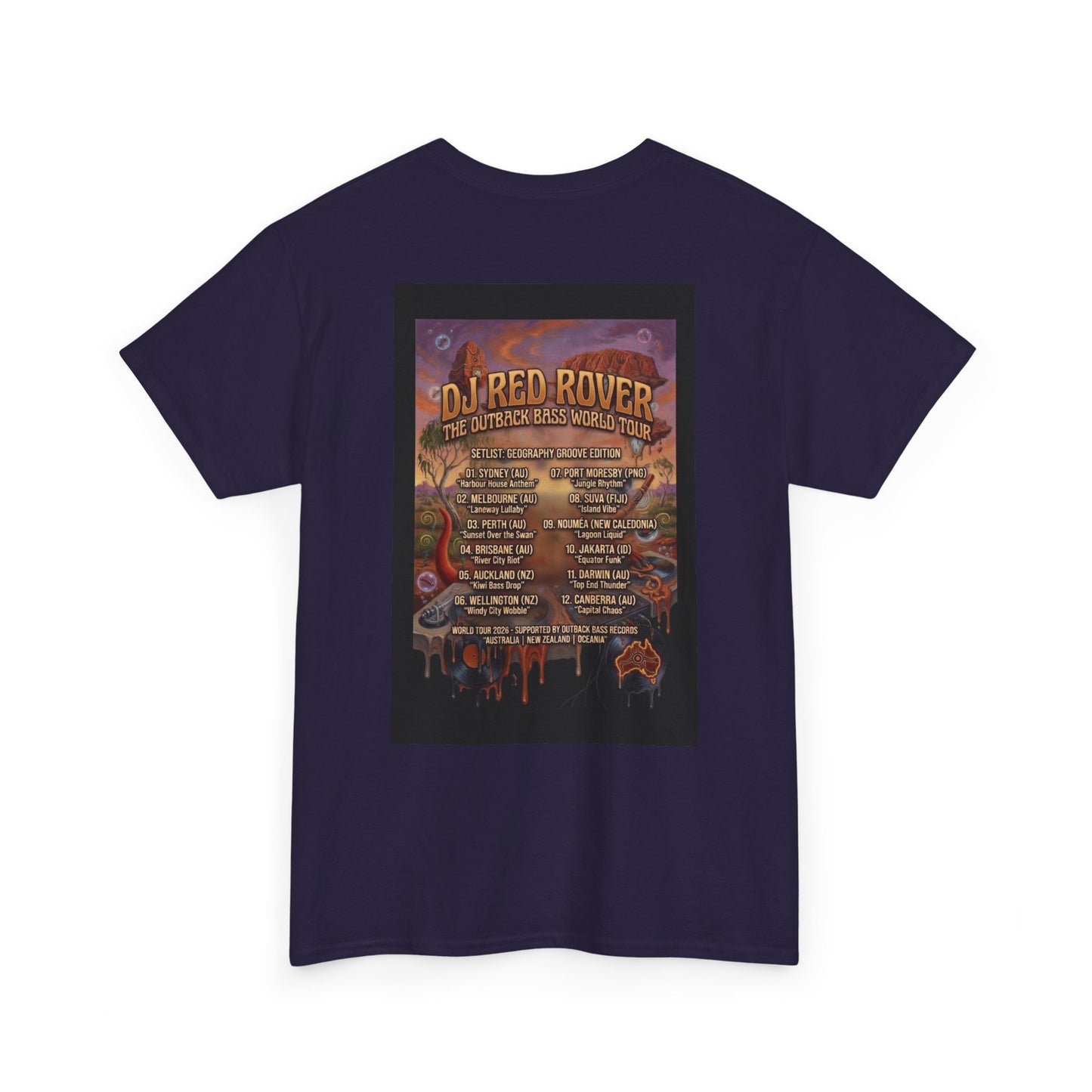 DJ Red Rover Outback Tour - Narciza Unisex T‑Shirt