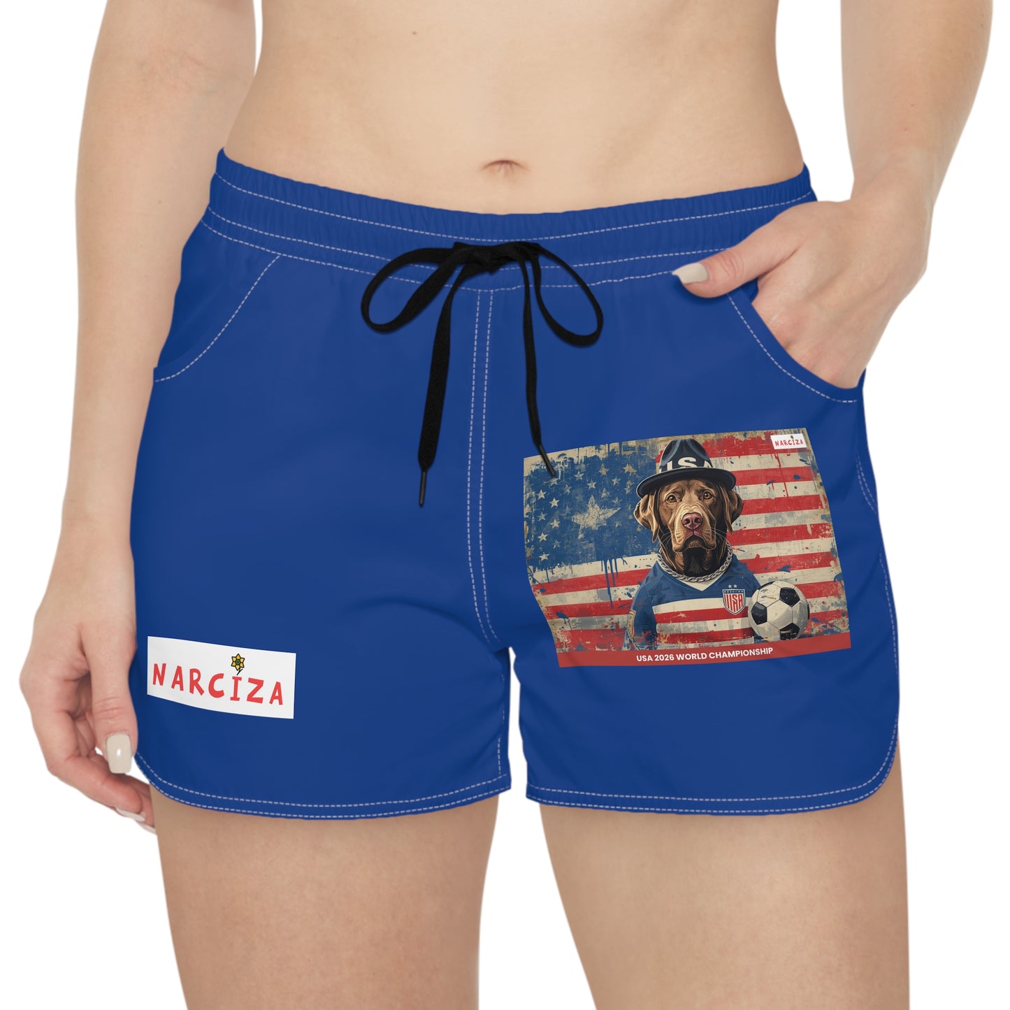 USA 2026 World Championship Women's Blue Shorts