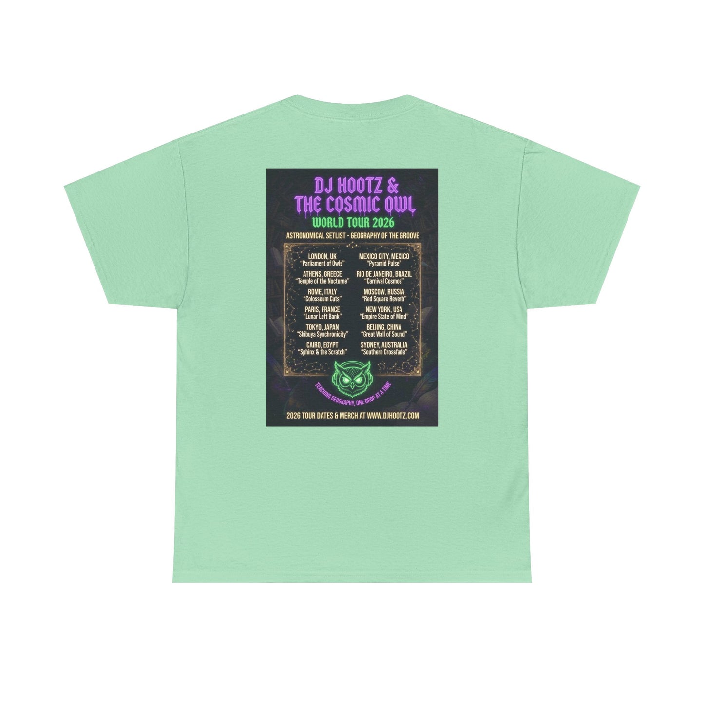 DJ Hootz World Tour - Narciza Unisex T‑Shirt