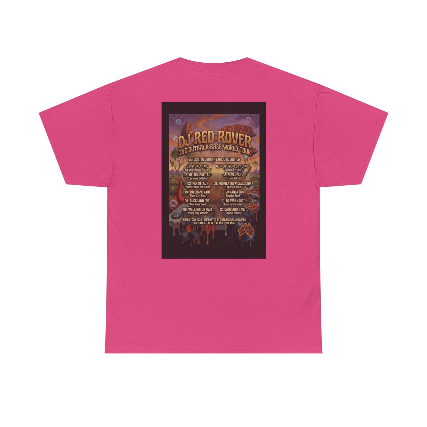 DJ Red Rover Outback Tour - Narciza Unisex T‑Shirt