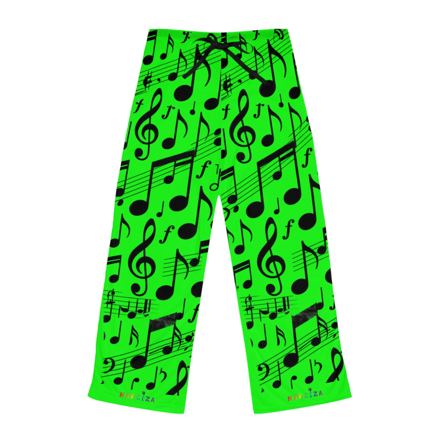 Narciza Music Notes —  Musical Green Sweatpants