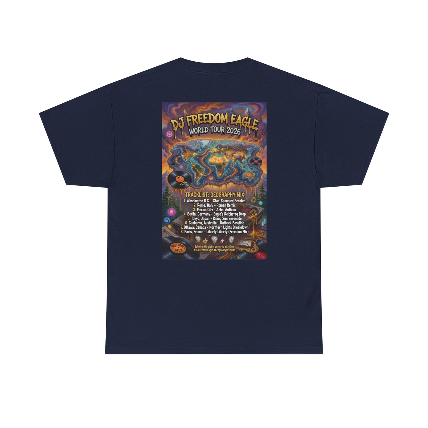 DJ Freedom Eagle World Tour - Narciza Unisex T-shirt