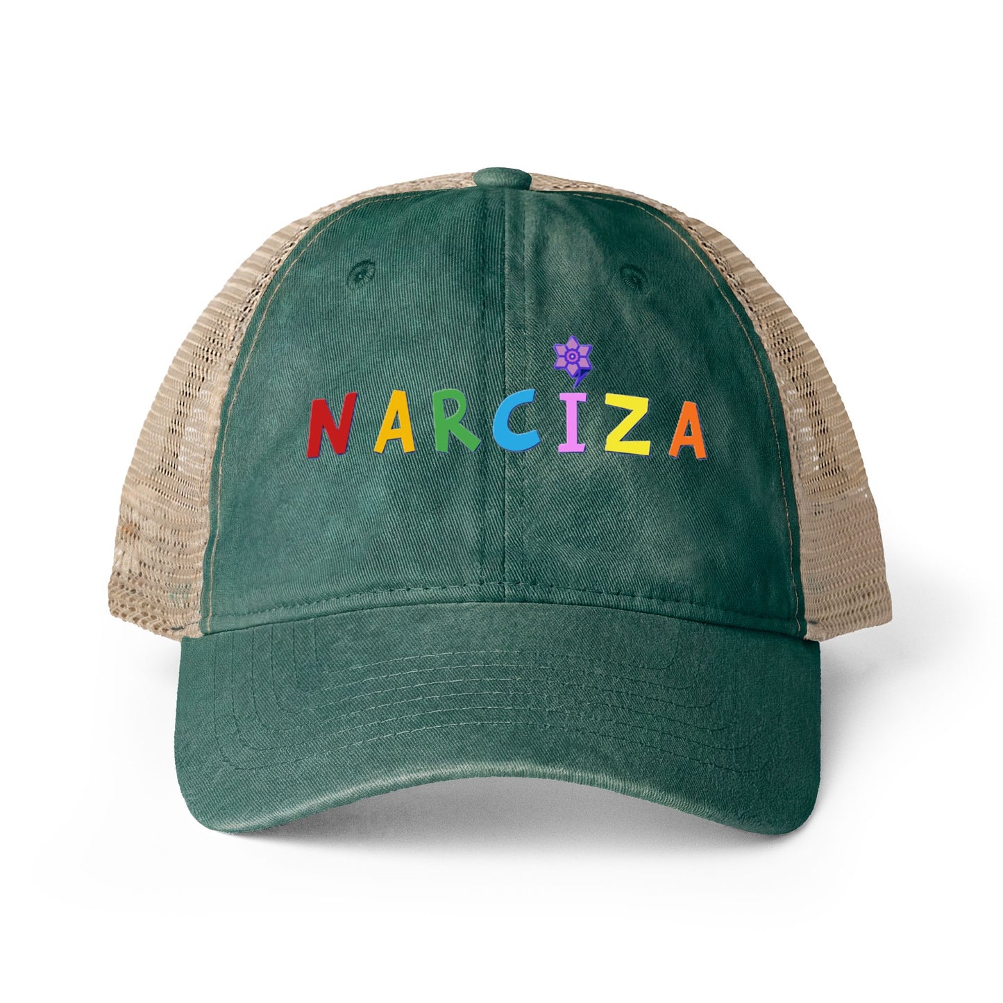 NARCIZA Women's Washed Mesh-Back Cap