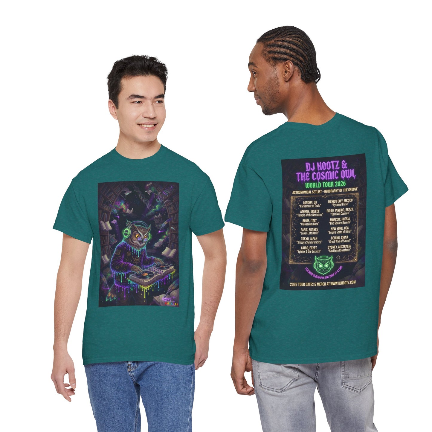 DJ Hootz World Tour - Narciza Unisex T‑Shirt