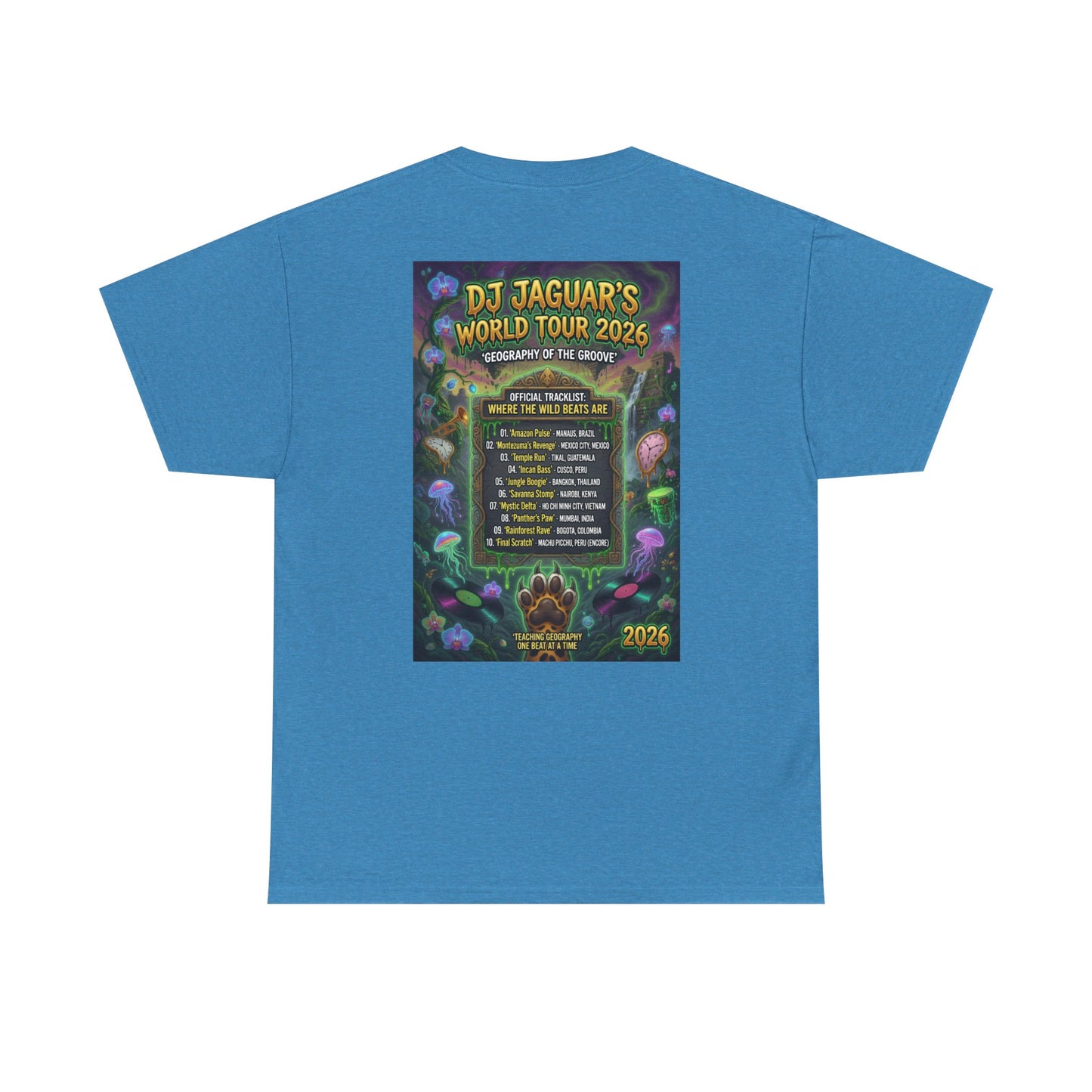 DJ Jaguar World Tour - Narciza Unisex T‑Shirt