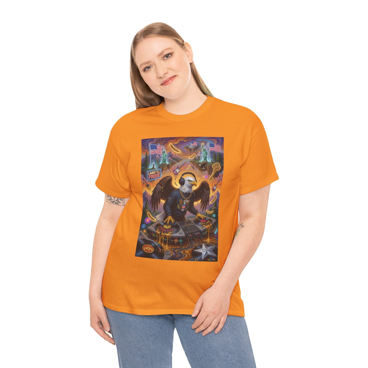 DJ Freedom Eagle World Tour - Narciza Unisex T-shirt