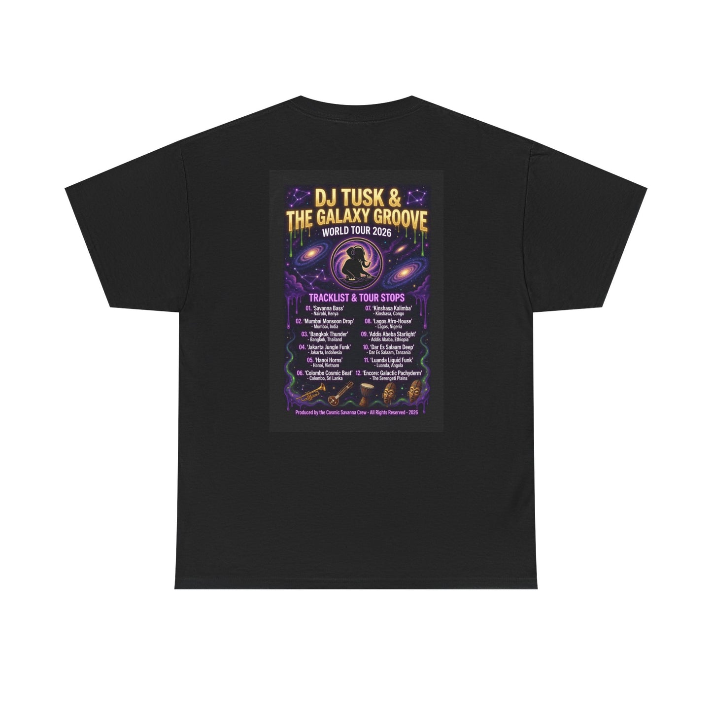 DJ Tusk World Tour  — Narciza Unisex T-shirt