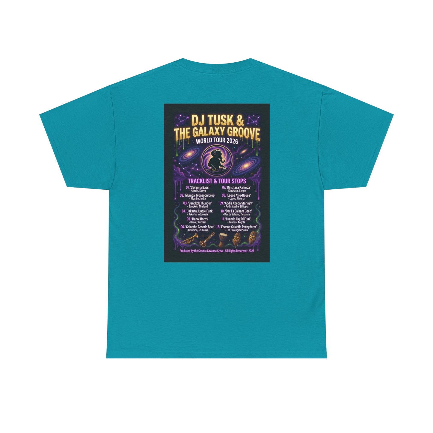 DJ Tusk World Tour  — Narciza Unisex T-shirt