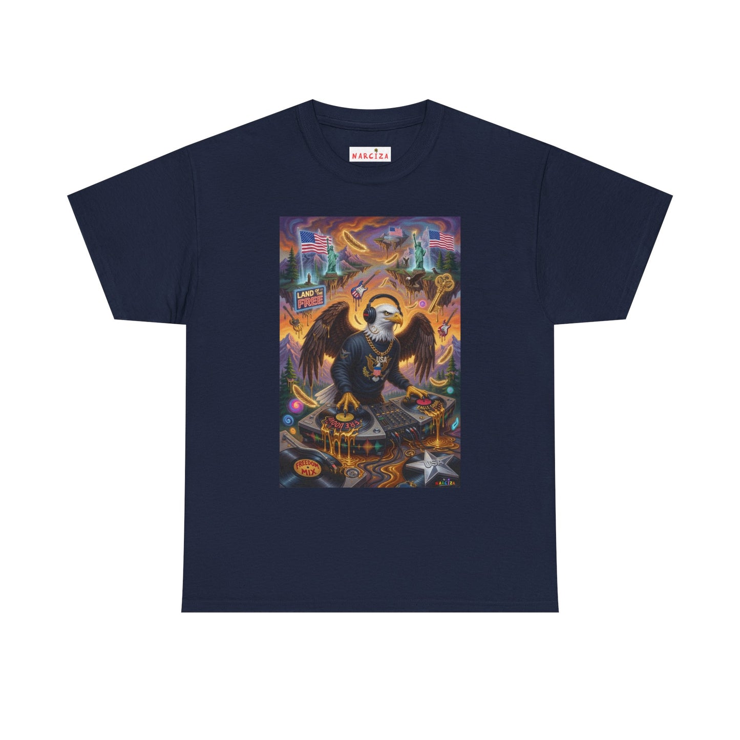 DJ Freedom Eagle World Tour - Narciza Unisex T-shirt
