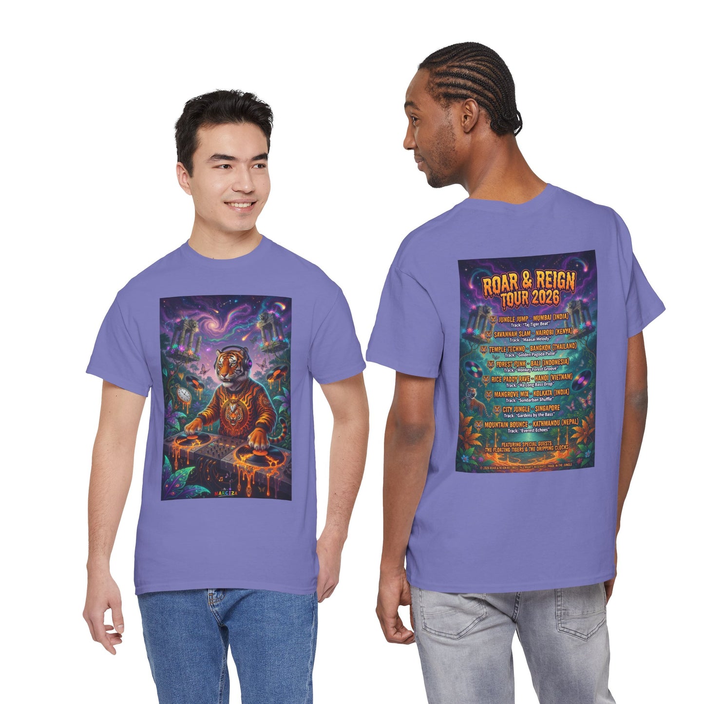 DJ Roar Reign Tour  - Narciza Unisex T-Shirt