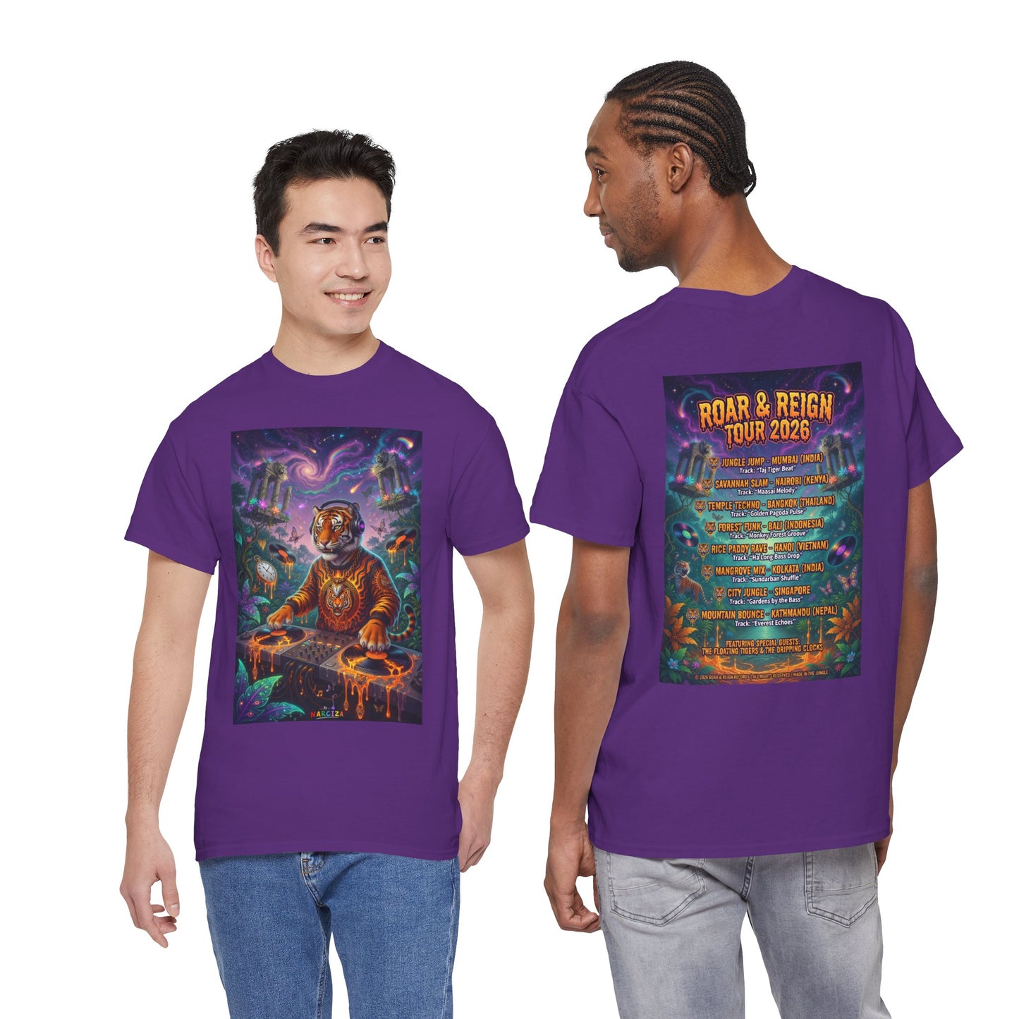 DJ Roar Reign Tour  - Narciza Unisex T-Shirt