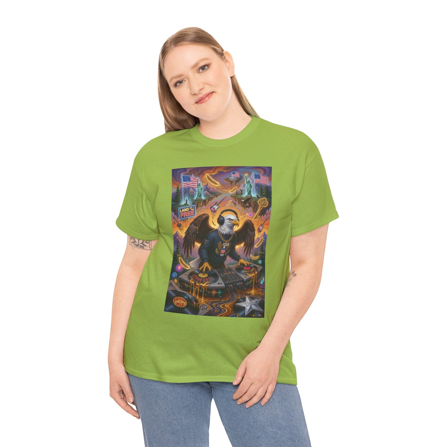 DJ Freedom Eagle World Tour - Narciza Unisex T-shirt