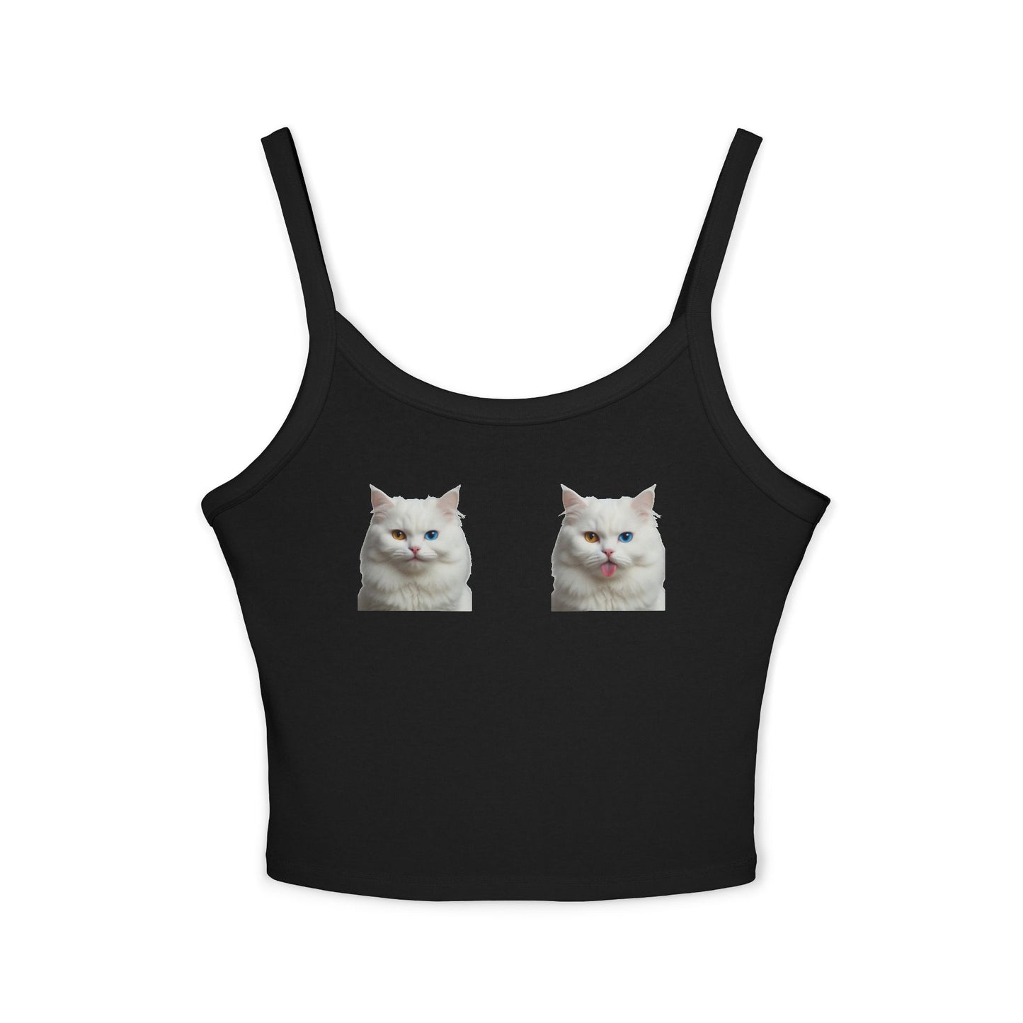 Two Moods Cat - Narciza Spaghetti Strap Tank Top