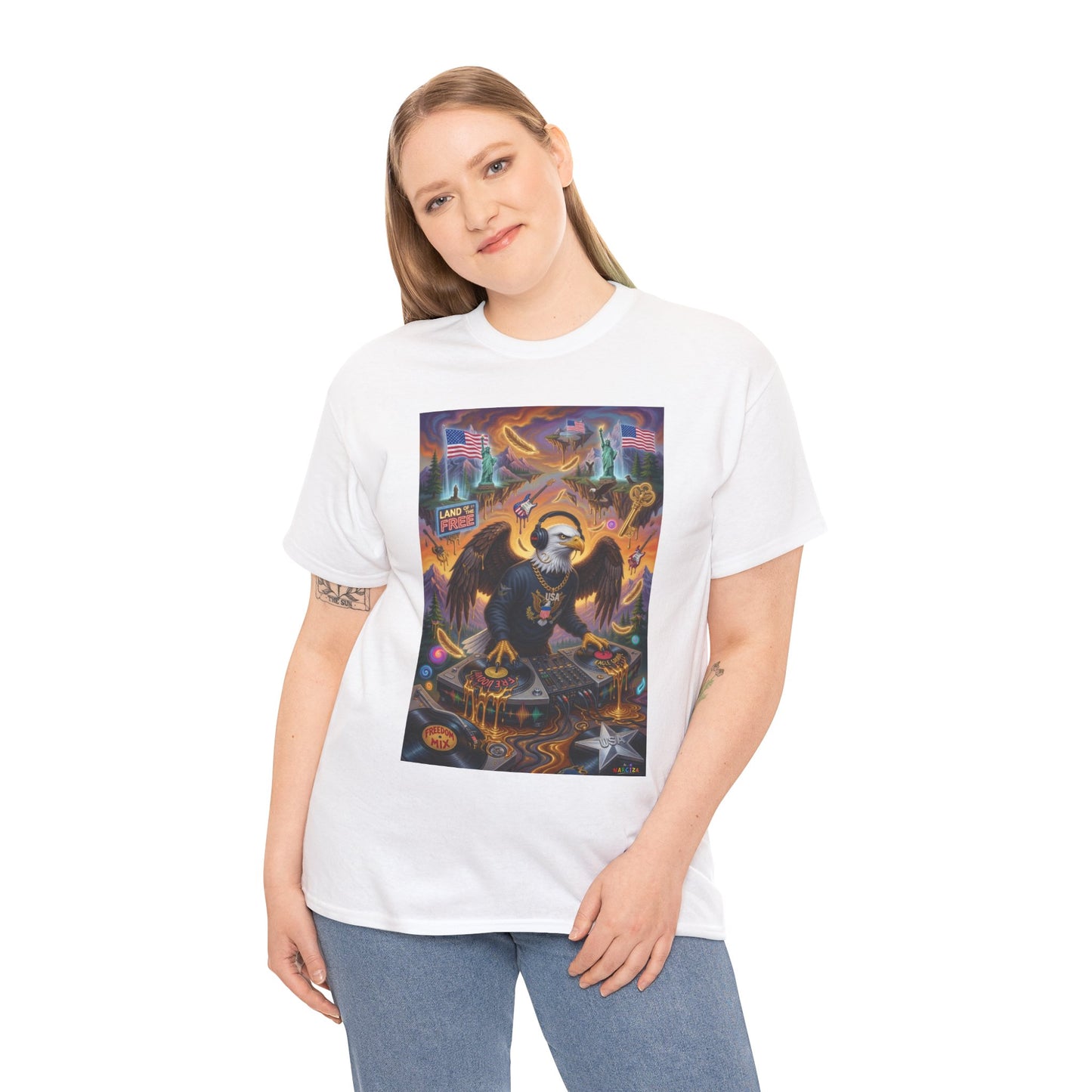 DJ Freedom Eagle World Tour - Narciza Unisex T-shirt