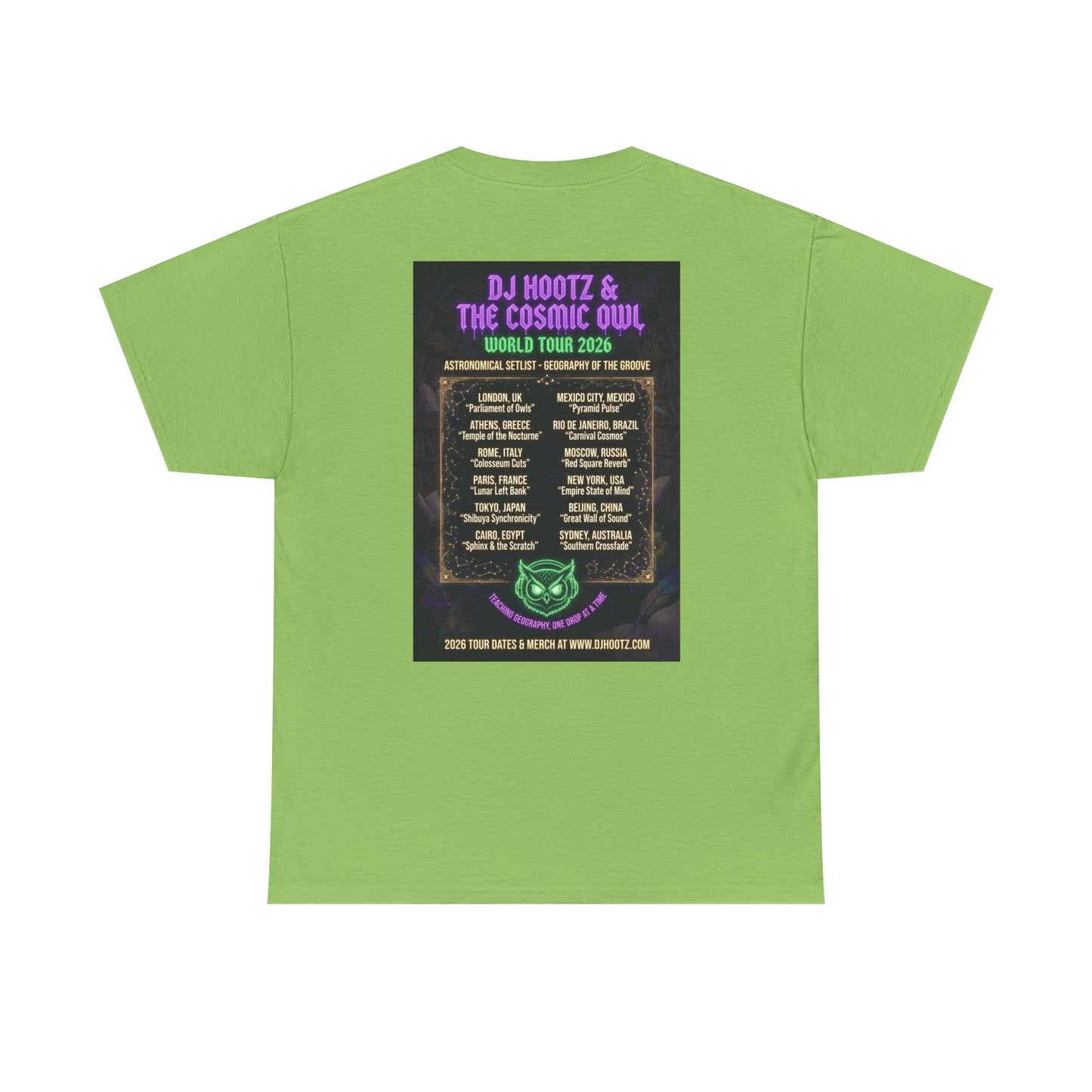 DJ Hootz World Tour - Narciza Unisex T‑Shirt