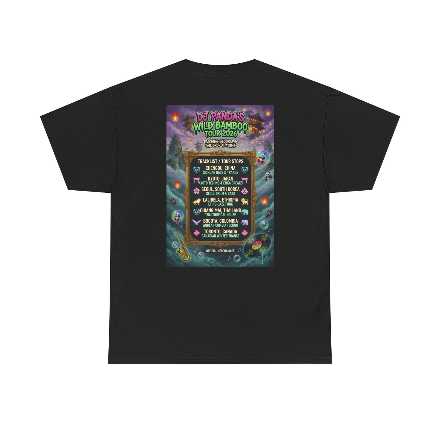 DJ Panda Wild Bamboo Tour —  Narciza Unisex T-Shirt