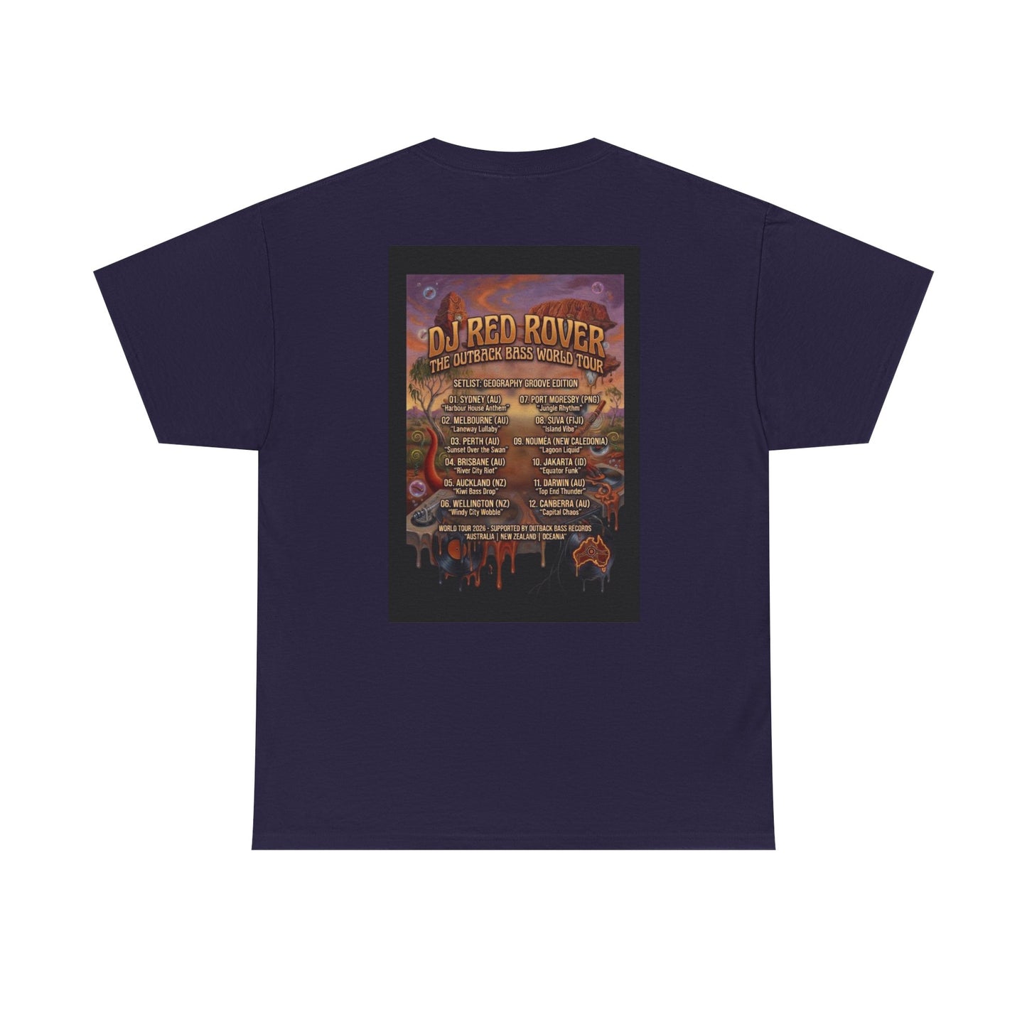 DJ Red Rover Outback Tour - Narciza Unisex T‑Shirt