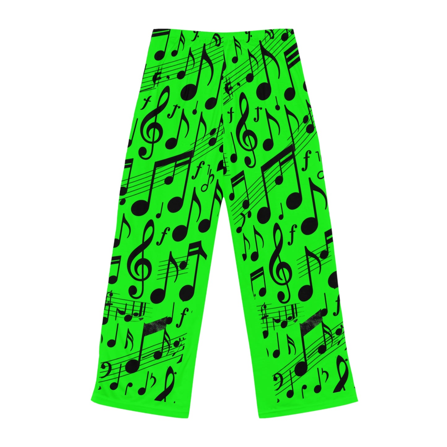 Narciza Music Notes —  Musical Green Sweatpants