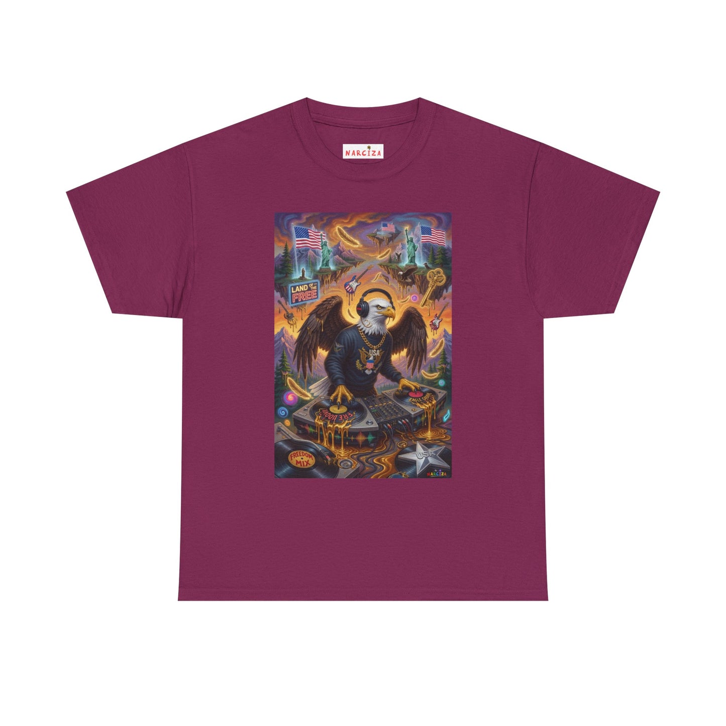 DJ Freedom Eagle World Tour - Narciza Unisex T-shirt