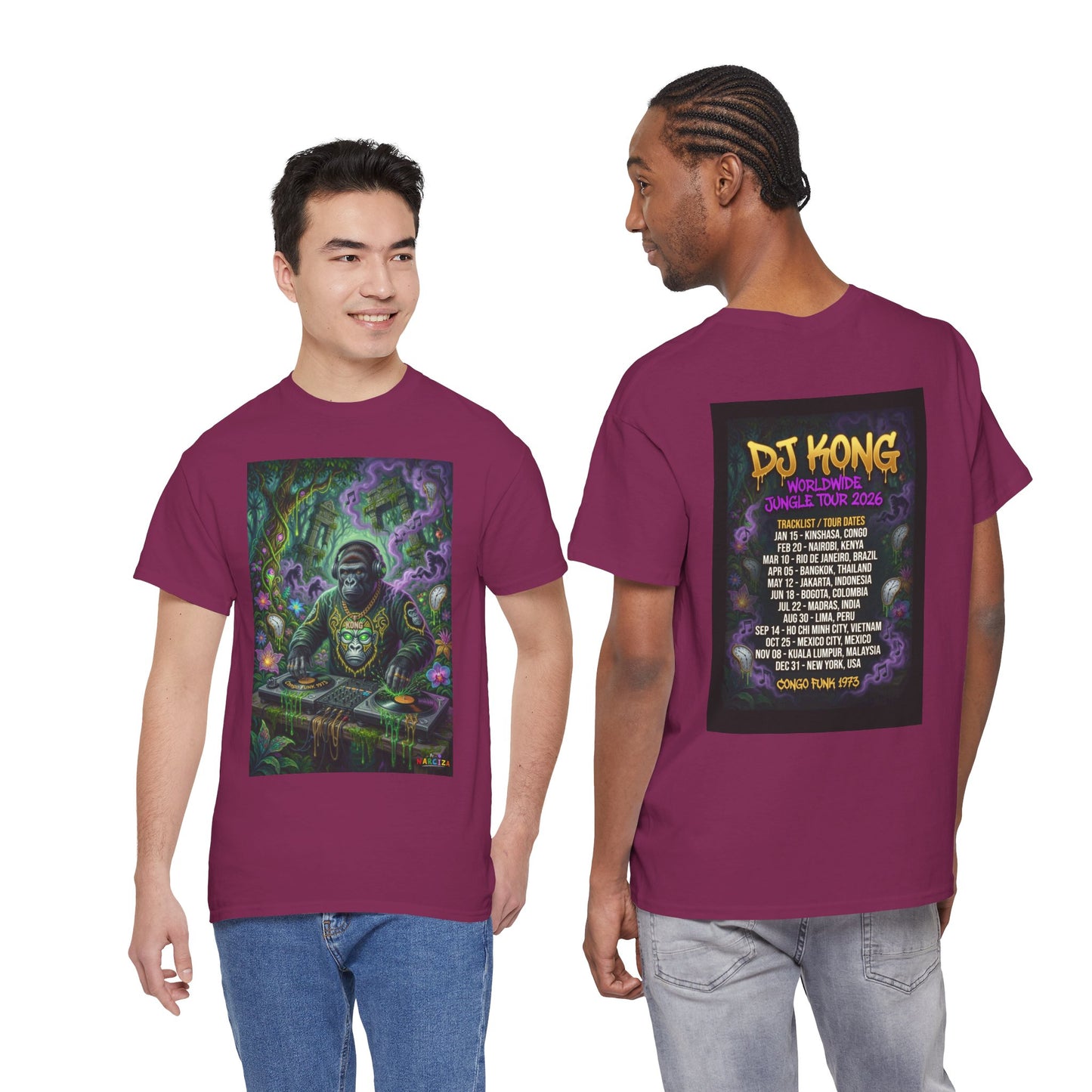 DJ Kong  World Tour Jungle Vibes  — Narciza Unisex T-shirt
