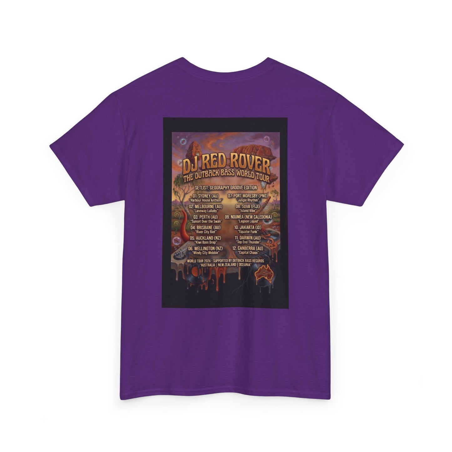 DJ Red Rover Outback Tour - Narciza Unisex T‑Shirt