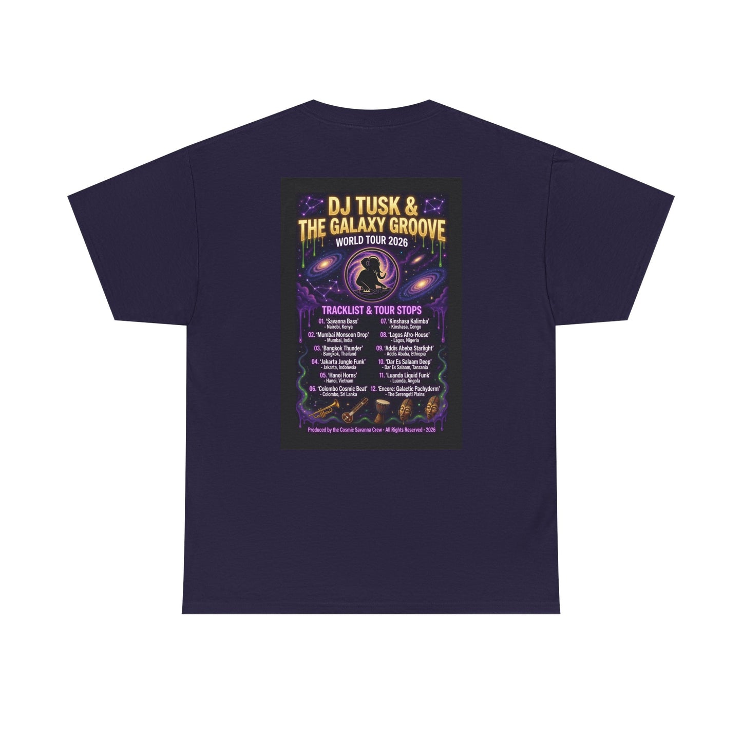 DJ Tusk World Tour  — Narciza Unisex T-shirt