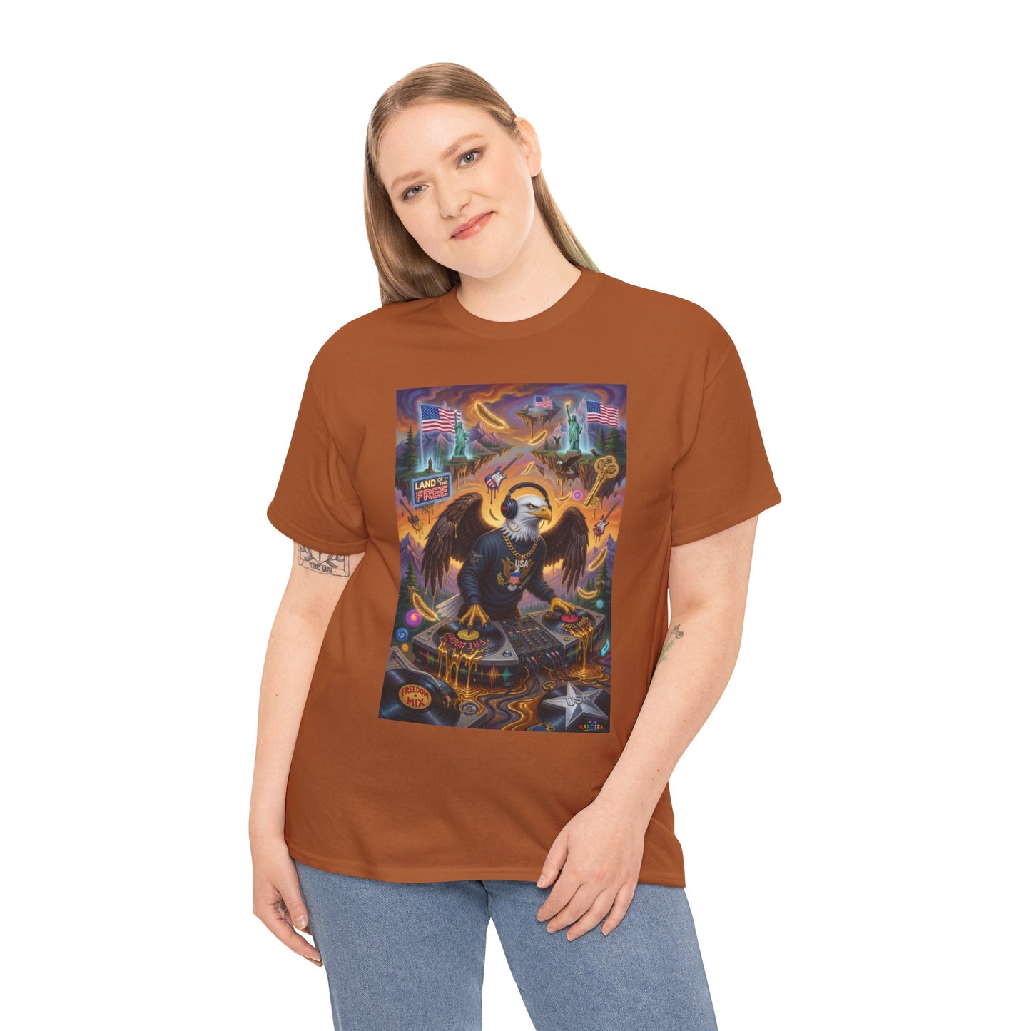 DJ Freedom Eagle World Tour - Narciza Unisex T-shirt