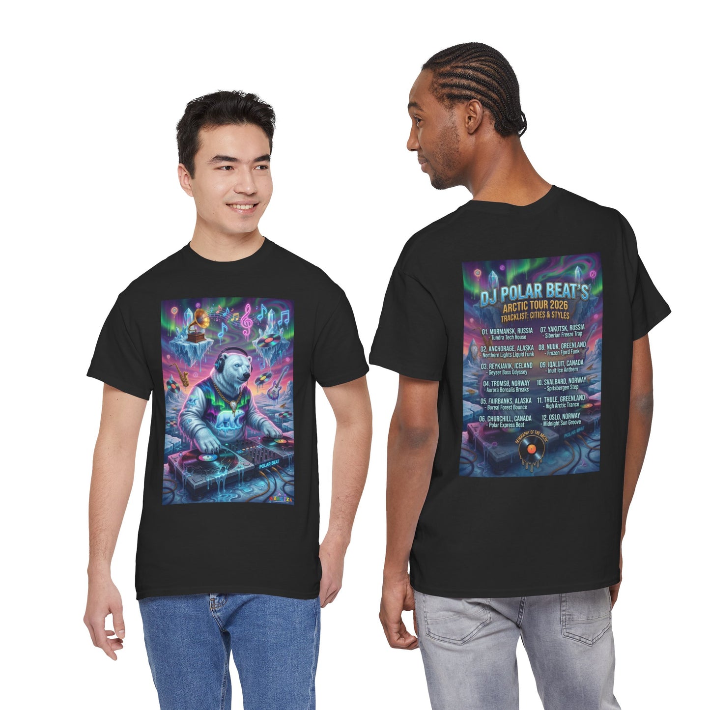 DJ Polar Beat Artic Tour — Narciza Unisex T-Shirt