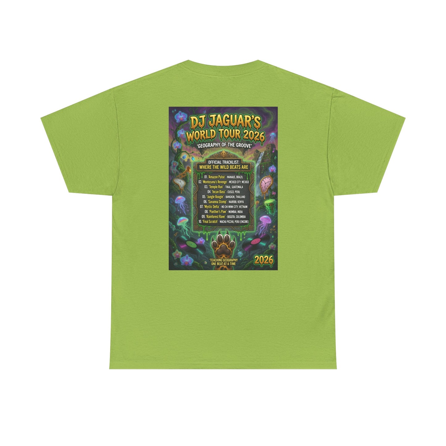 DJ Jaguar World Tour - Narciza Unisex T‑Shirt