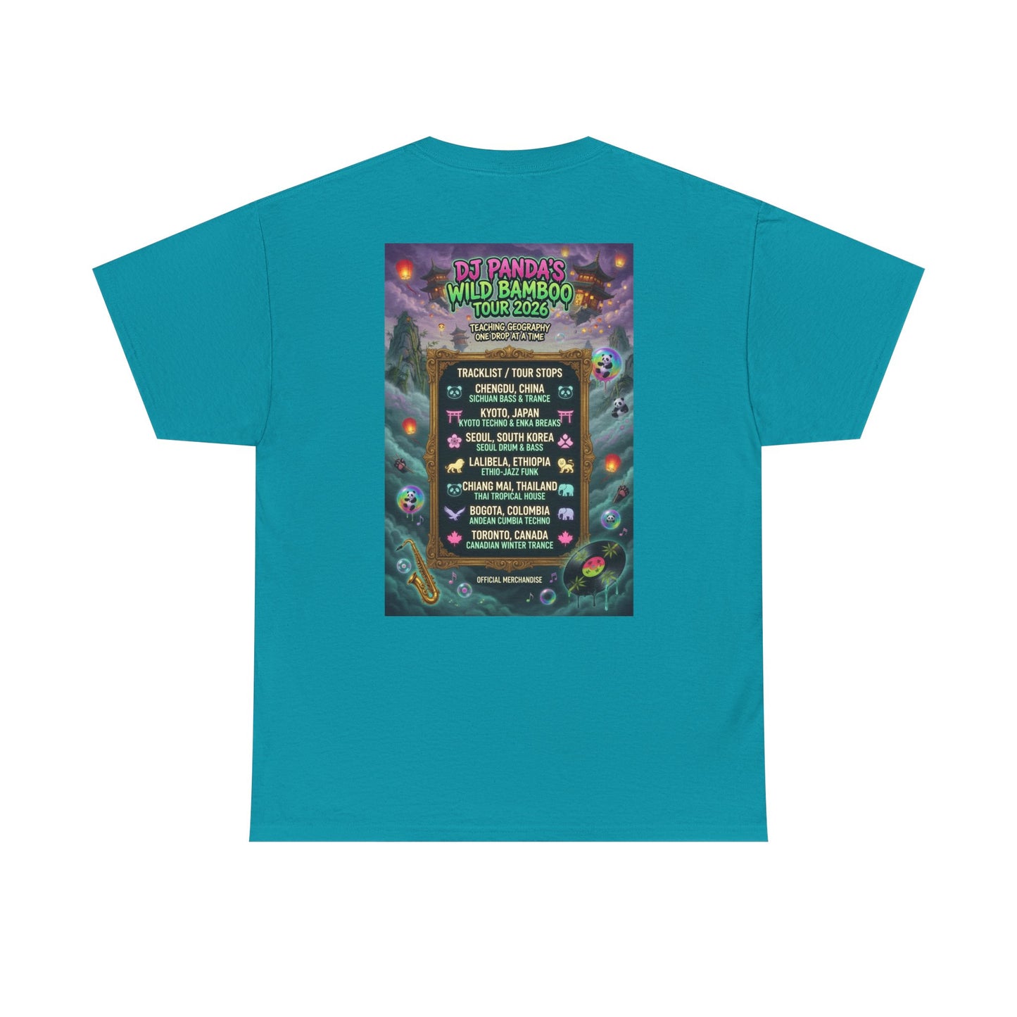DJ Panda Wild Bamboo Tour —  Narciza Unisex T-Shirt