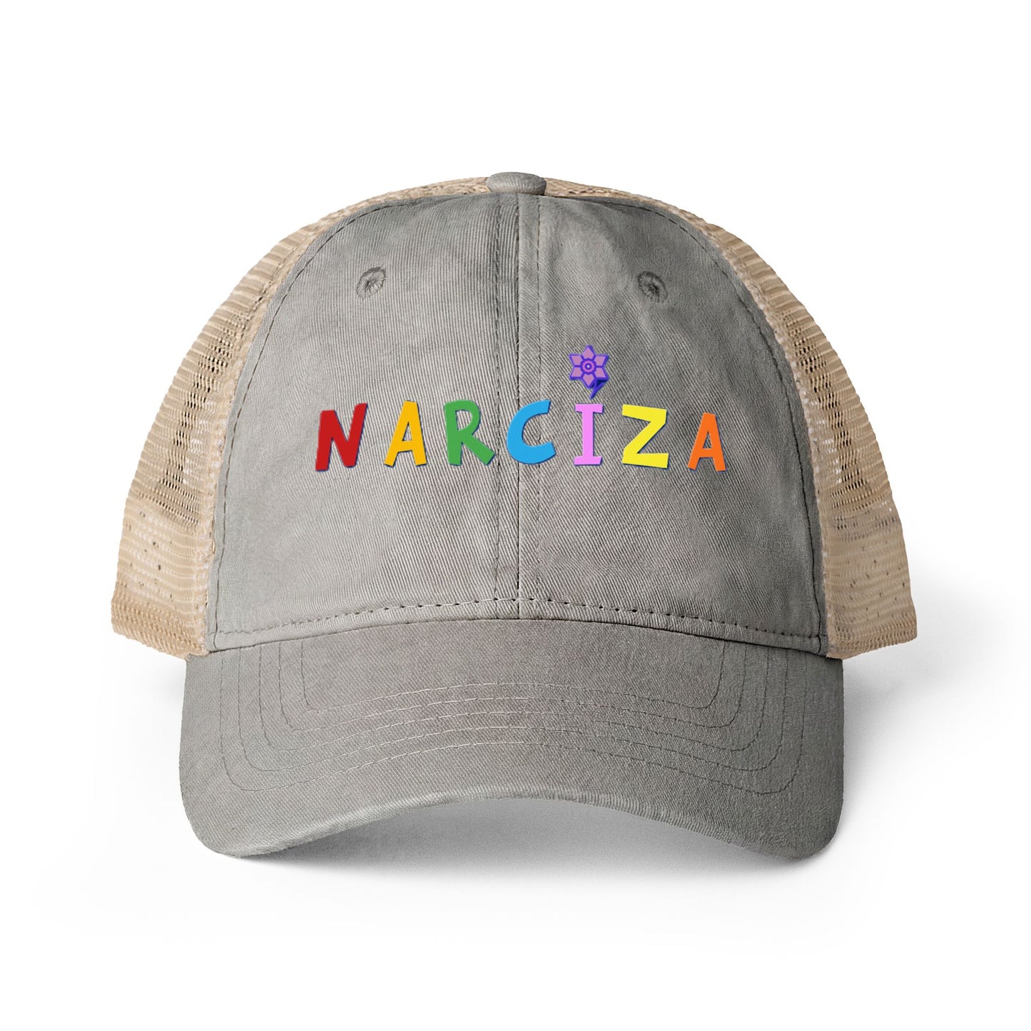 NARCIZA Women's Washed Mesh-Back Cap
