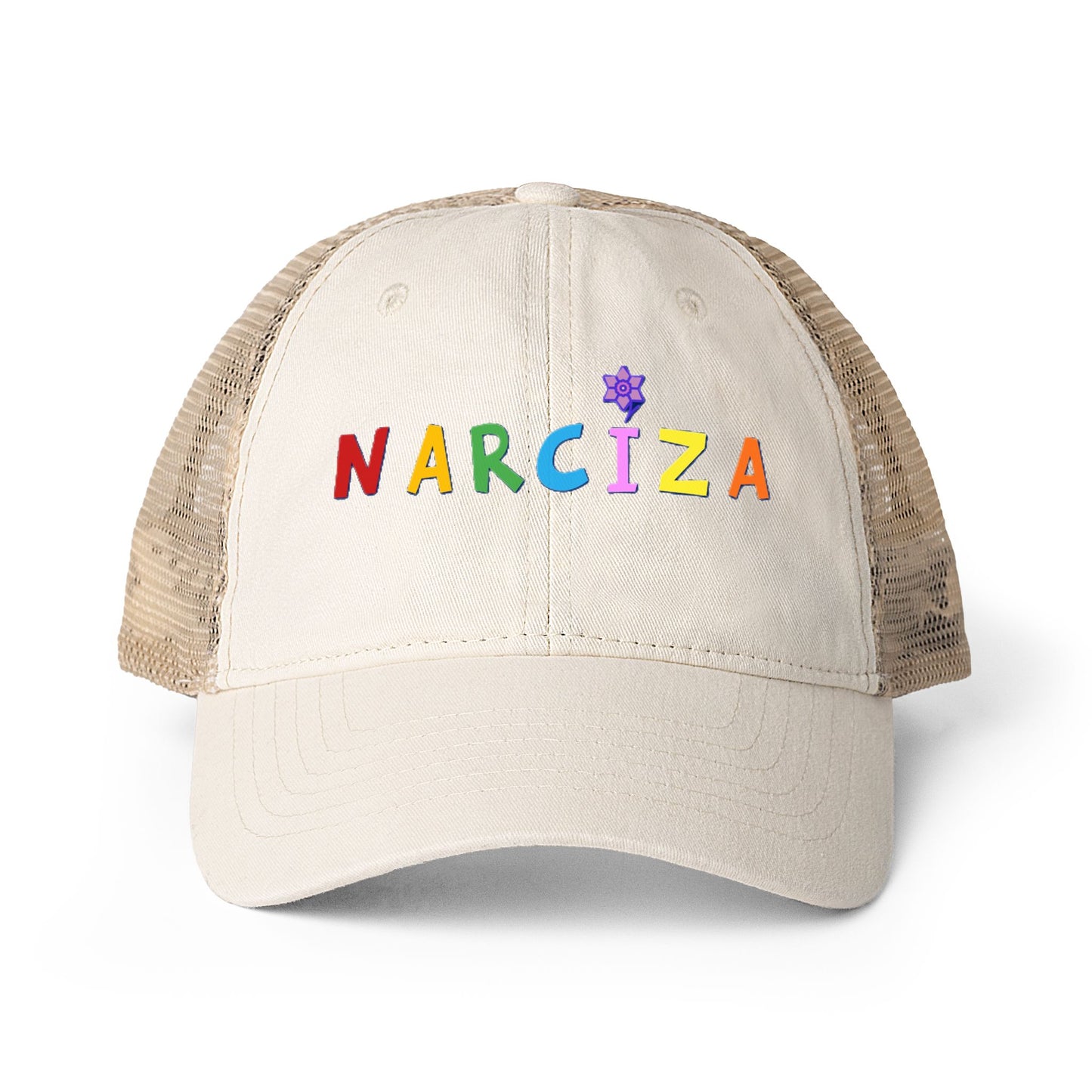 NARCIZA Women's Washed Mesh-Back Cap