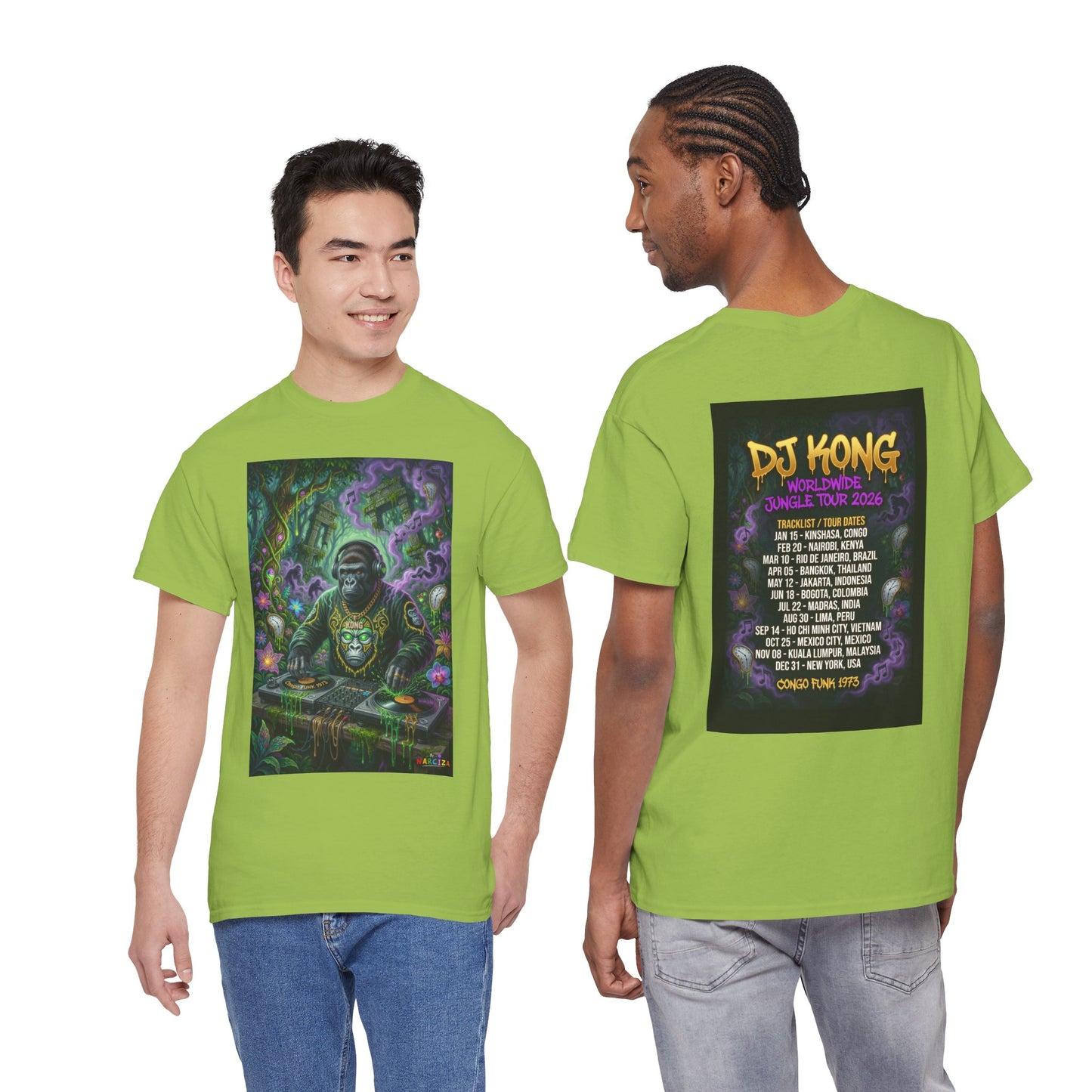DJ Kong  World Tour Jungle Vibes  — Narciza Unisex T-shirt