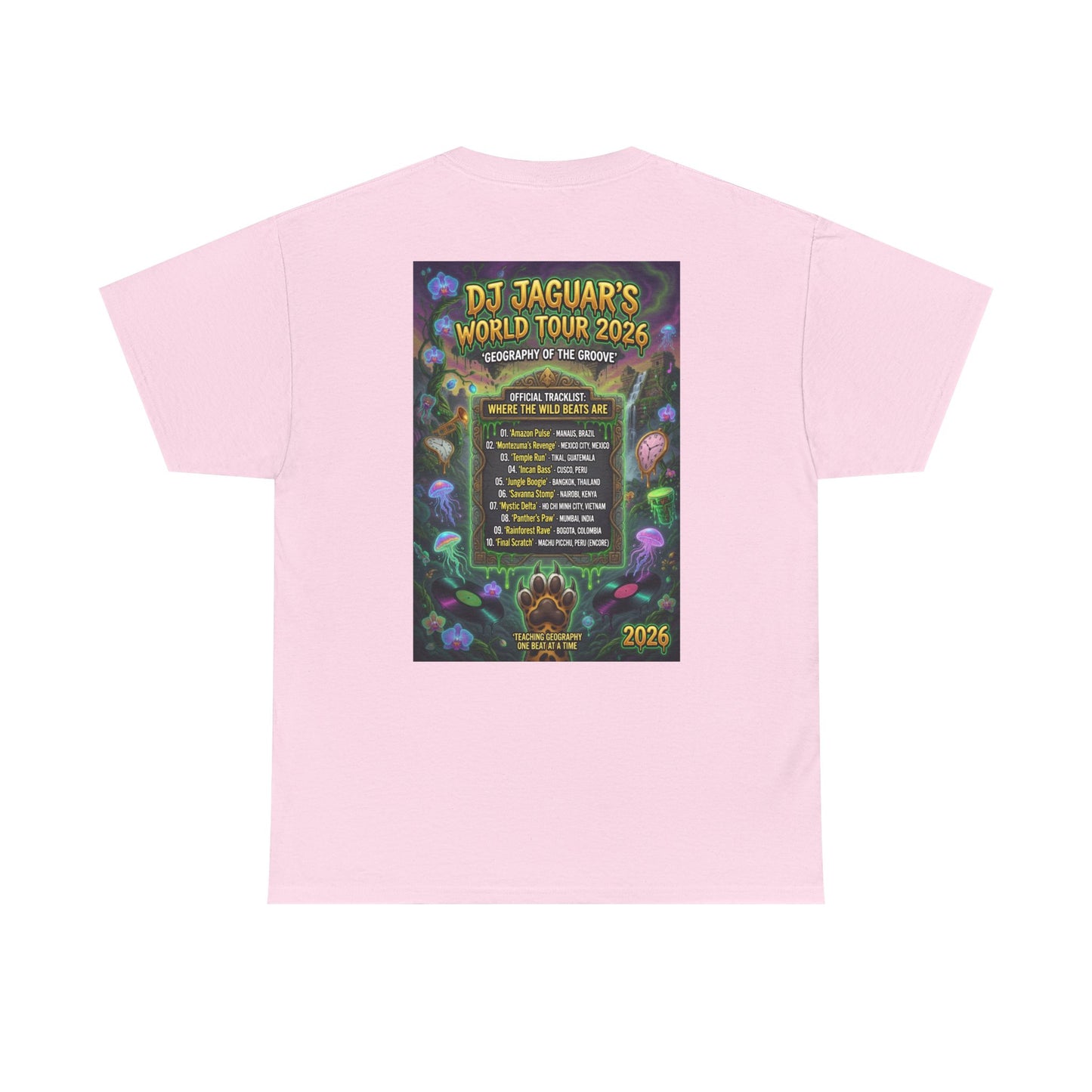DJ Jaguar World Tour - Narciza Unisex T‑Shirt