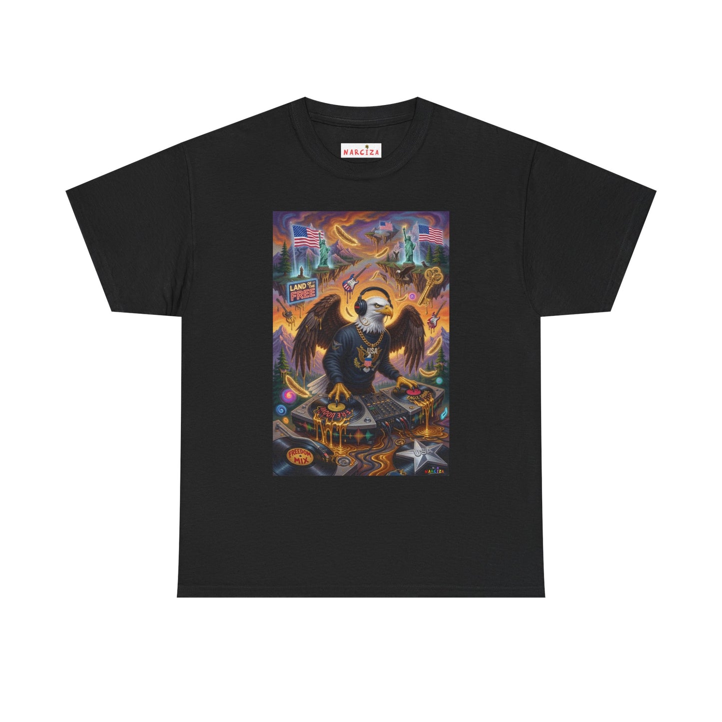 DJ Freedom Eagle World Tour - Narciza Unisex T-shirt