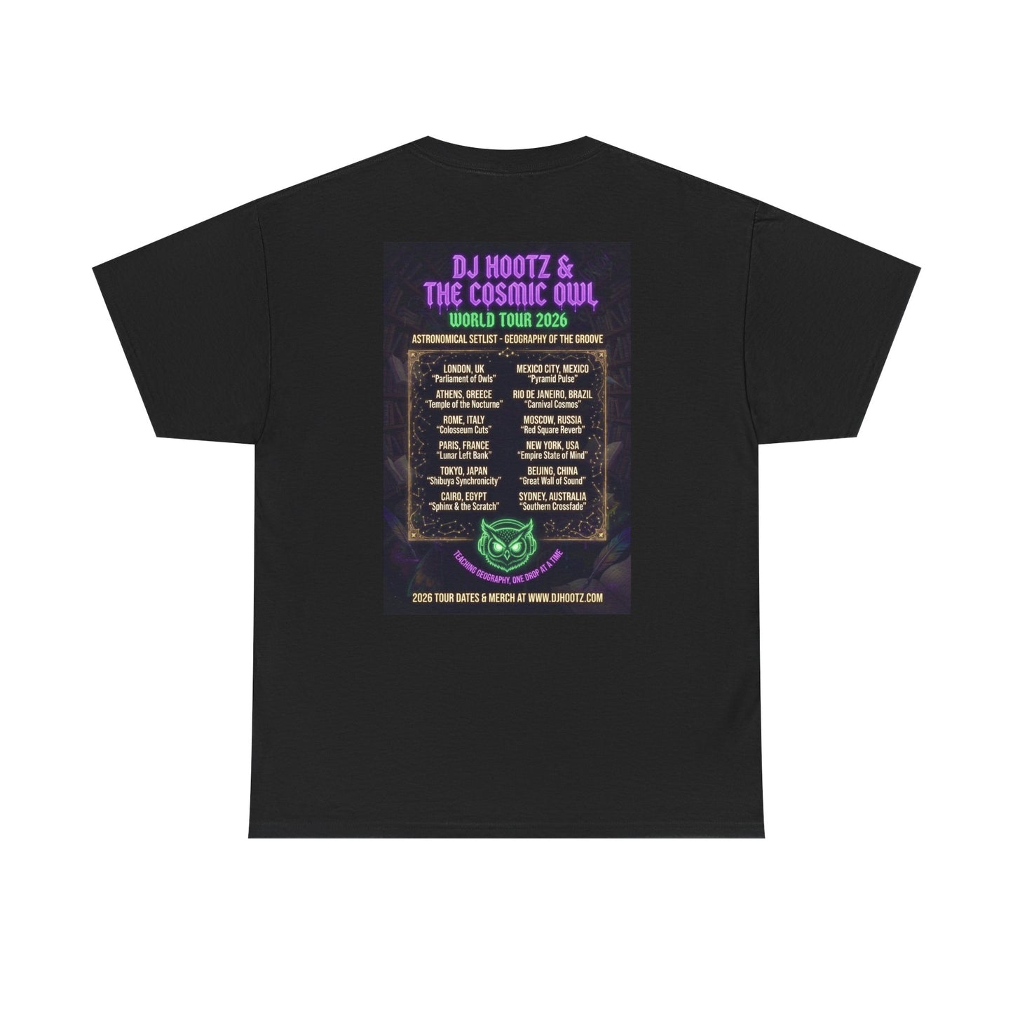 DJ Hootz World Tour - Narciza Unisex T‑Shirt