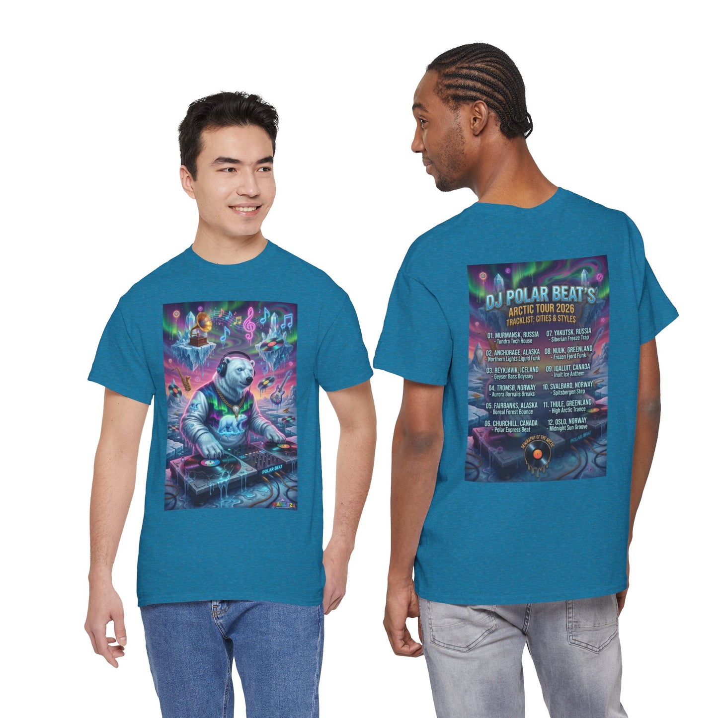 DJ Polar Beat Artic Tour — Narciza Unisex T-Shirt