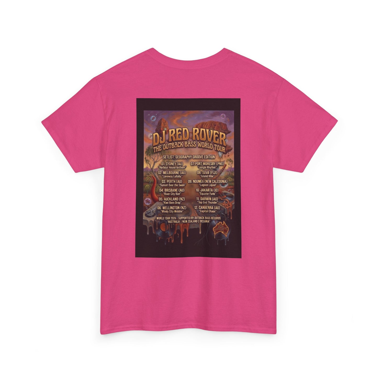 DJ Red Rover Outback Tour - Narciza Unisex T‑Shirt