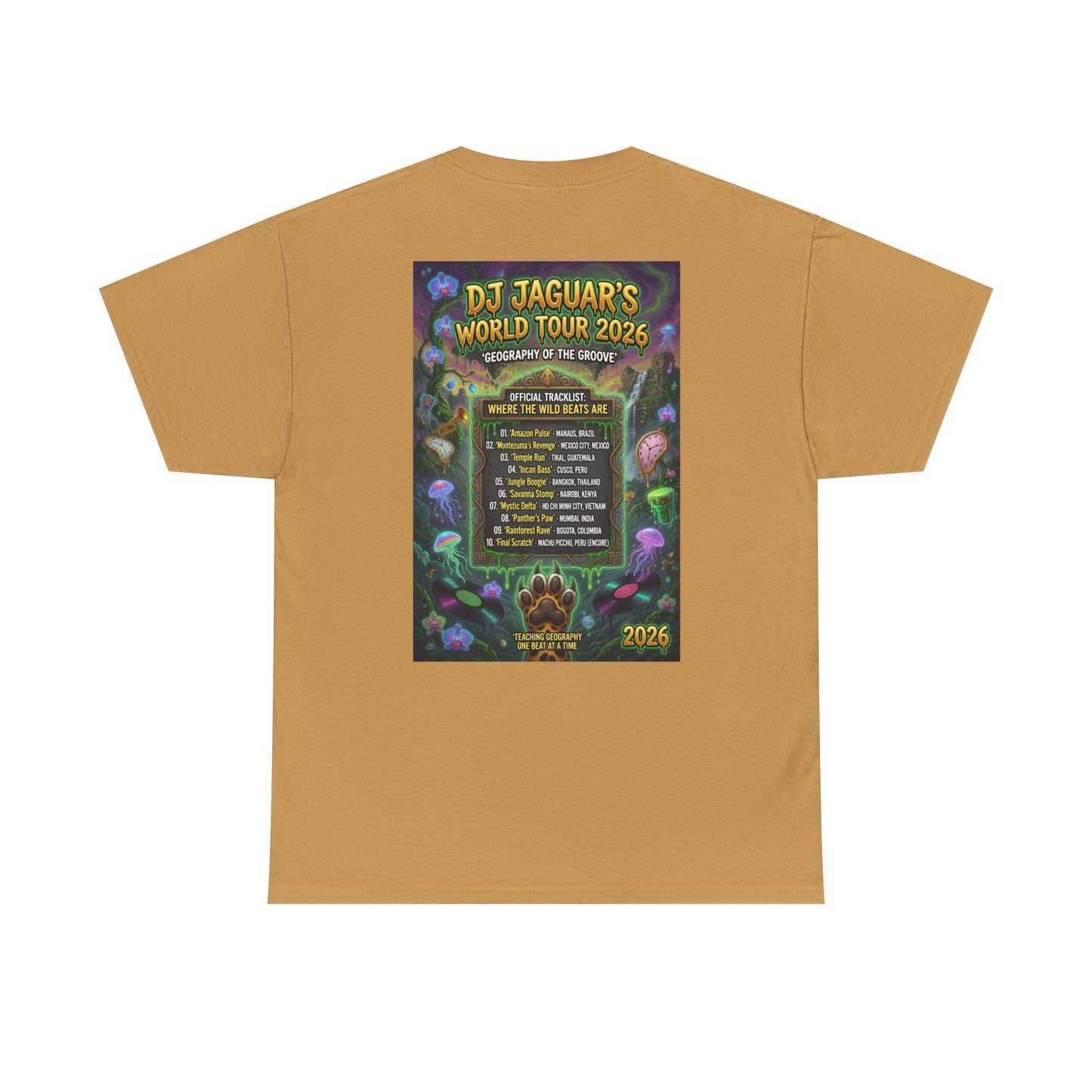 DJ Jaguar World Tour - Narciza Unisex T‑Shirt